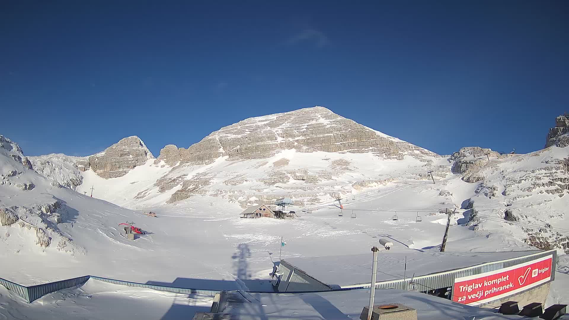 Stazione sciistica Kanin – vista verso Prestreljenik