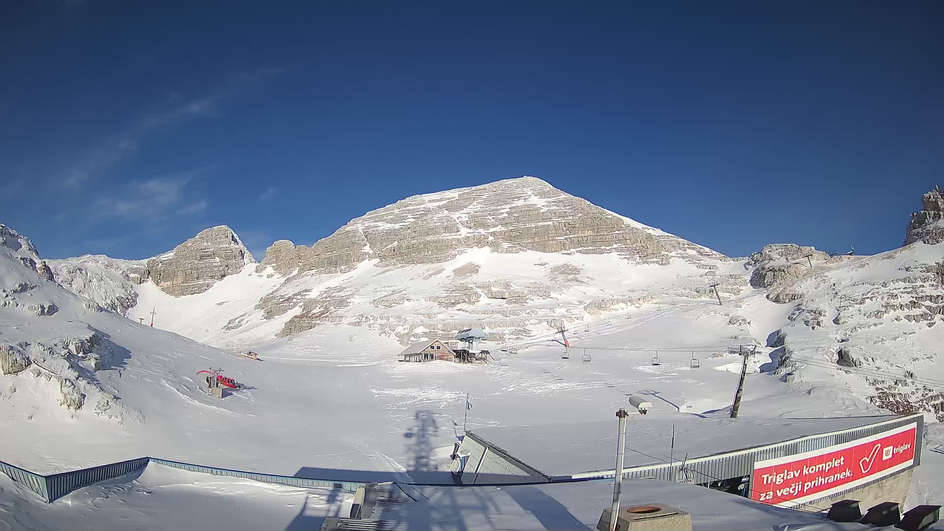 Stazione sciistica Kanin – vista verso Prestreljenik