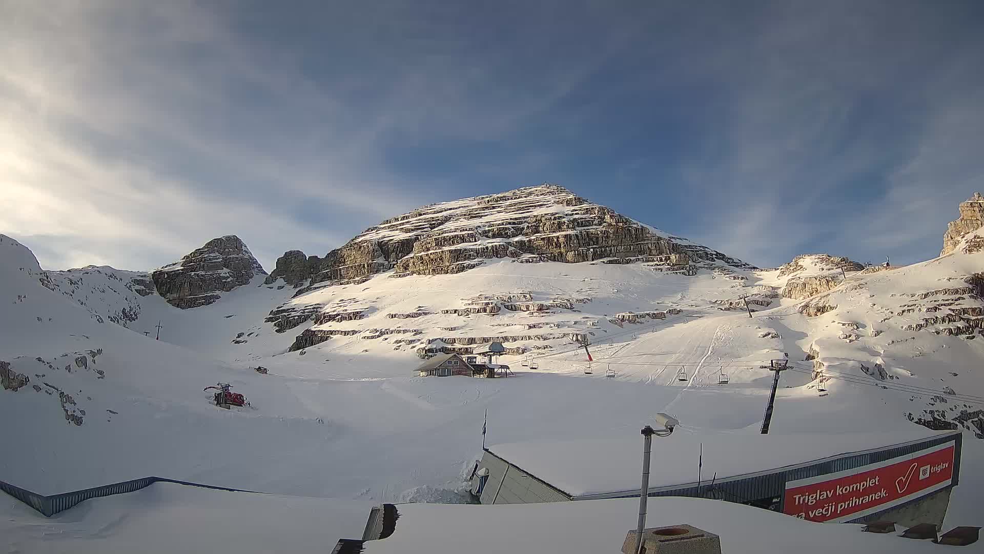 Stazione sciistica Kanin – vista verso Prestreljenik