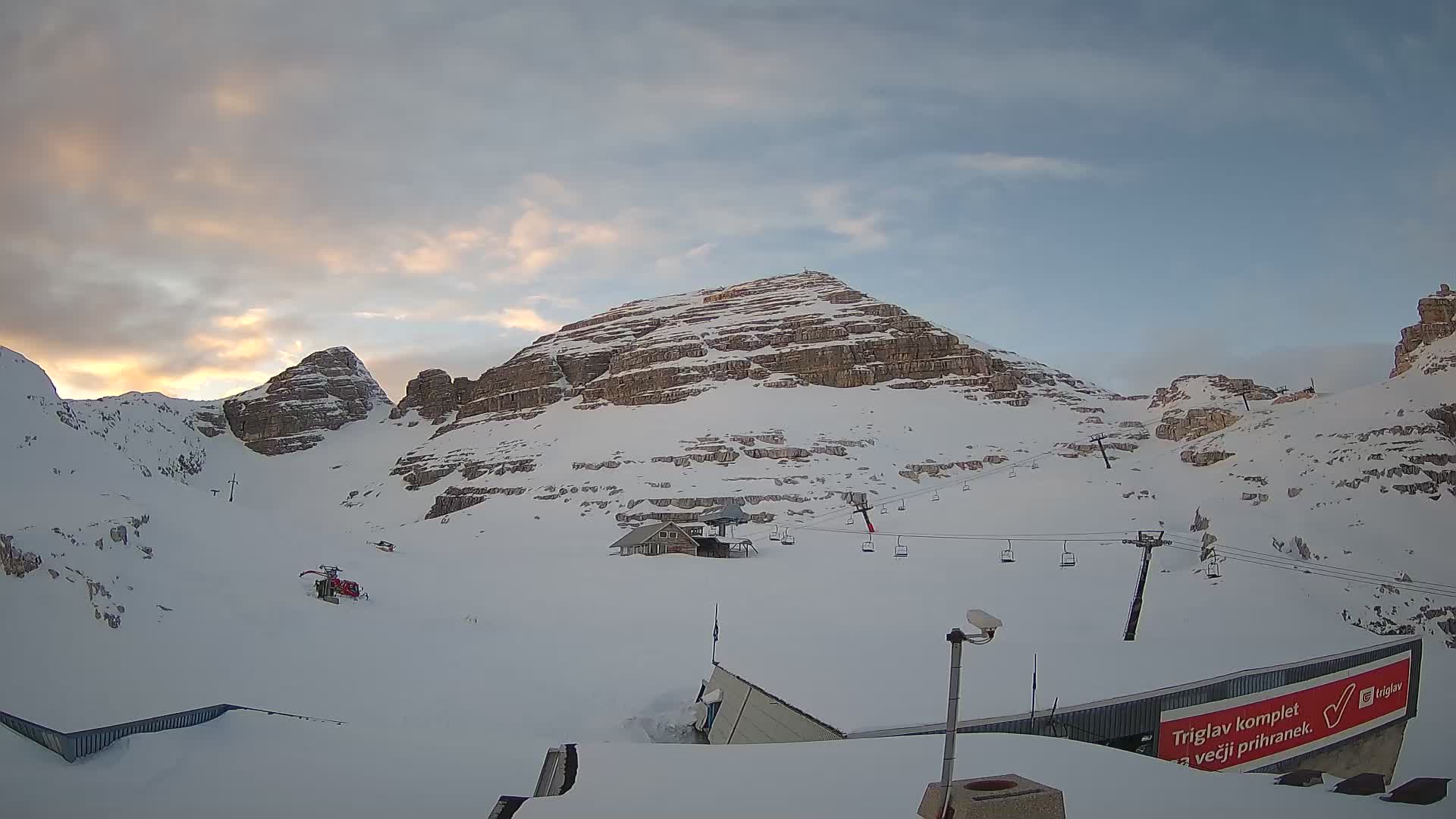 Stazione sciistica Kanin – vista verso Prestreljenik