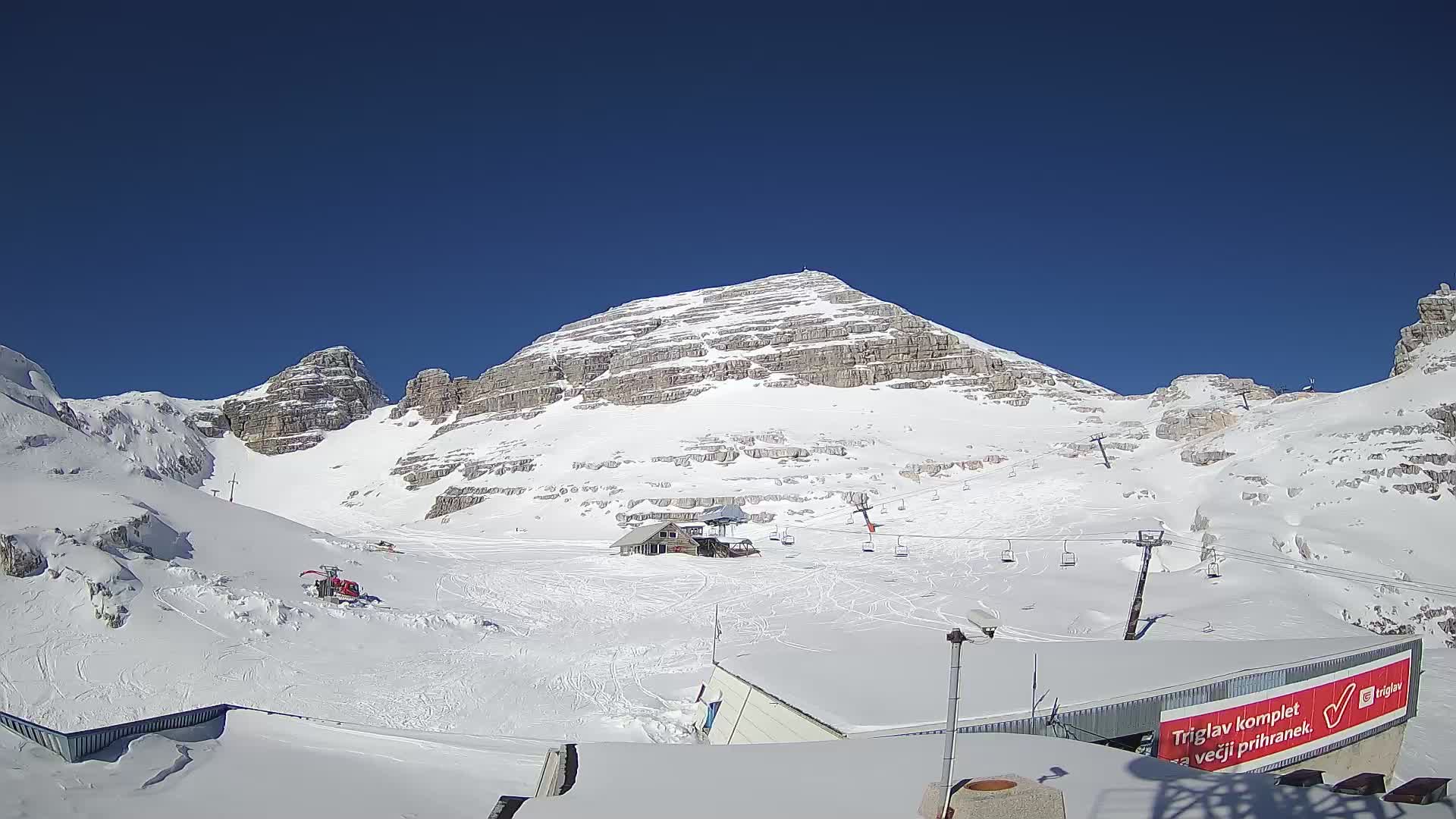 Skijalište Kanin – pogled na Prestreljenik