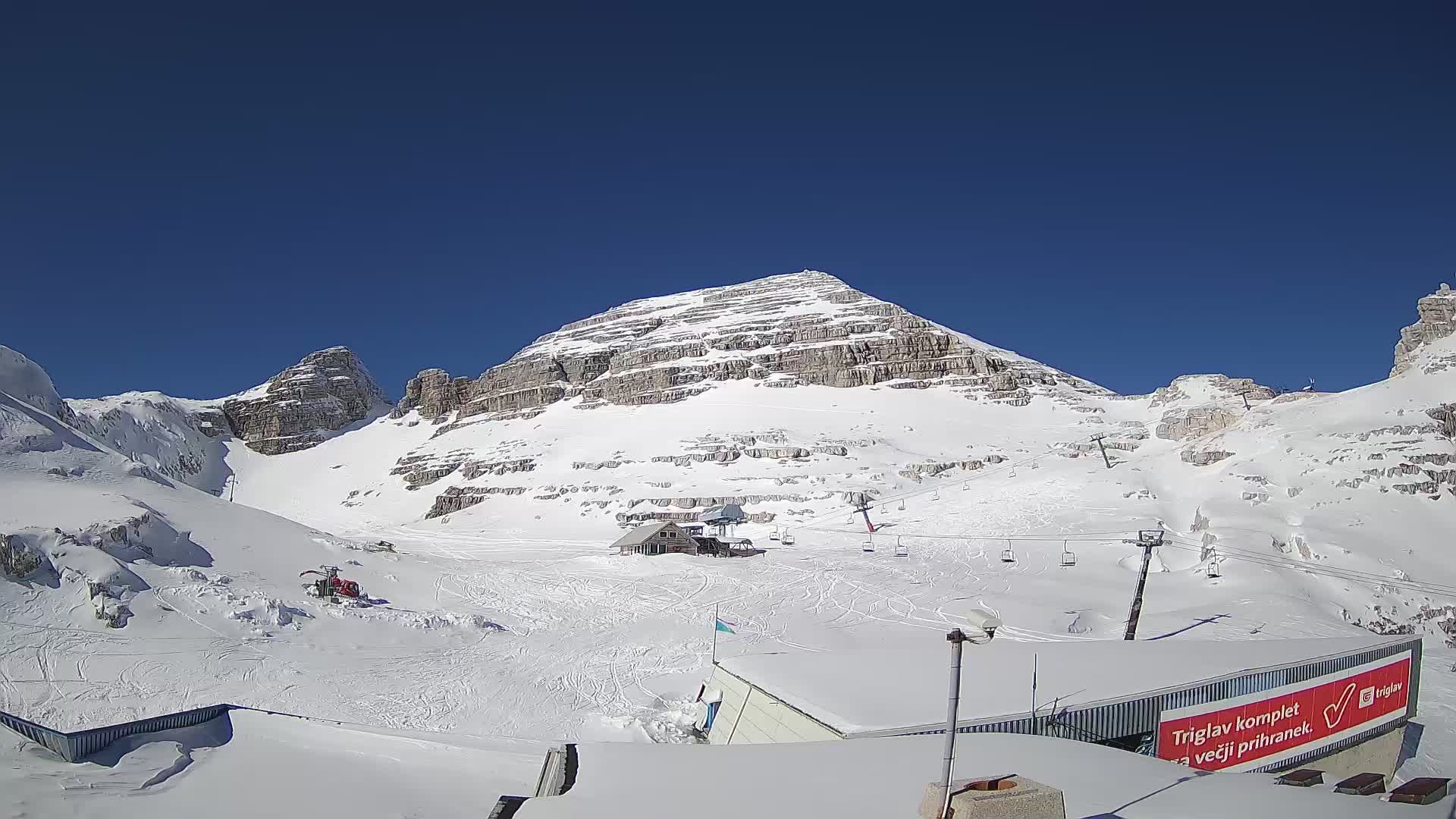 Stazione sciistica Kanin – vista verso Prestreljenik