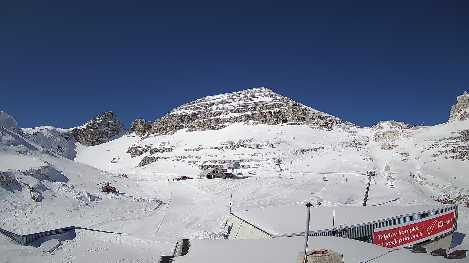 Skijalište Kanin – pogled na Prestreljenik