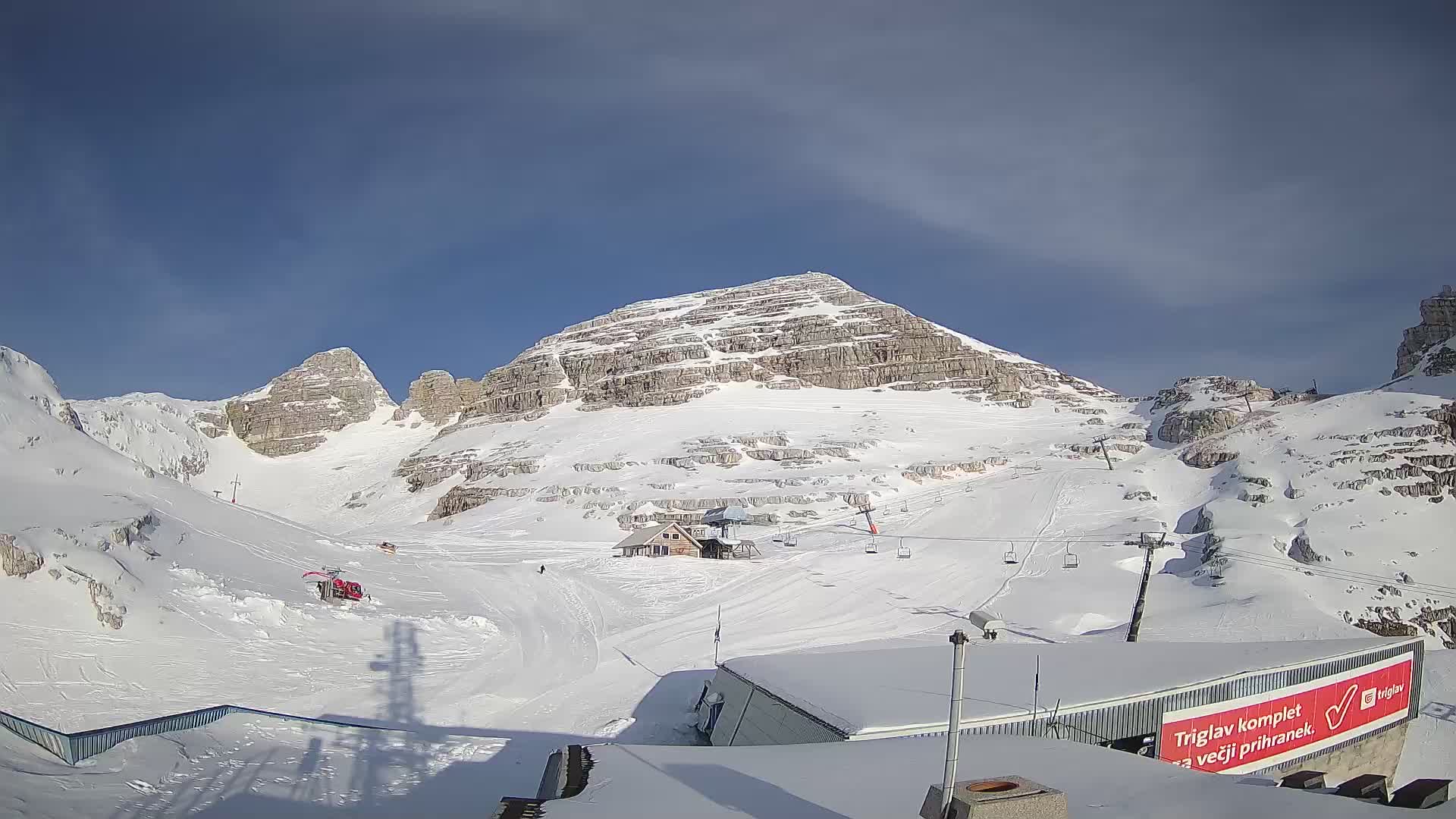 Stazione sciistica Kanin – vista verso Prestreljenik