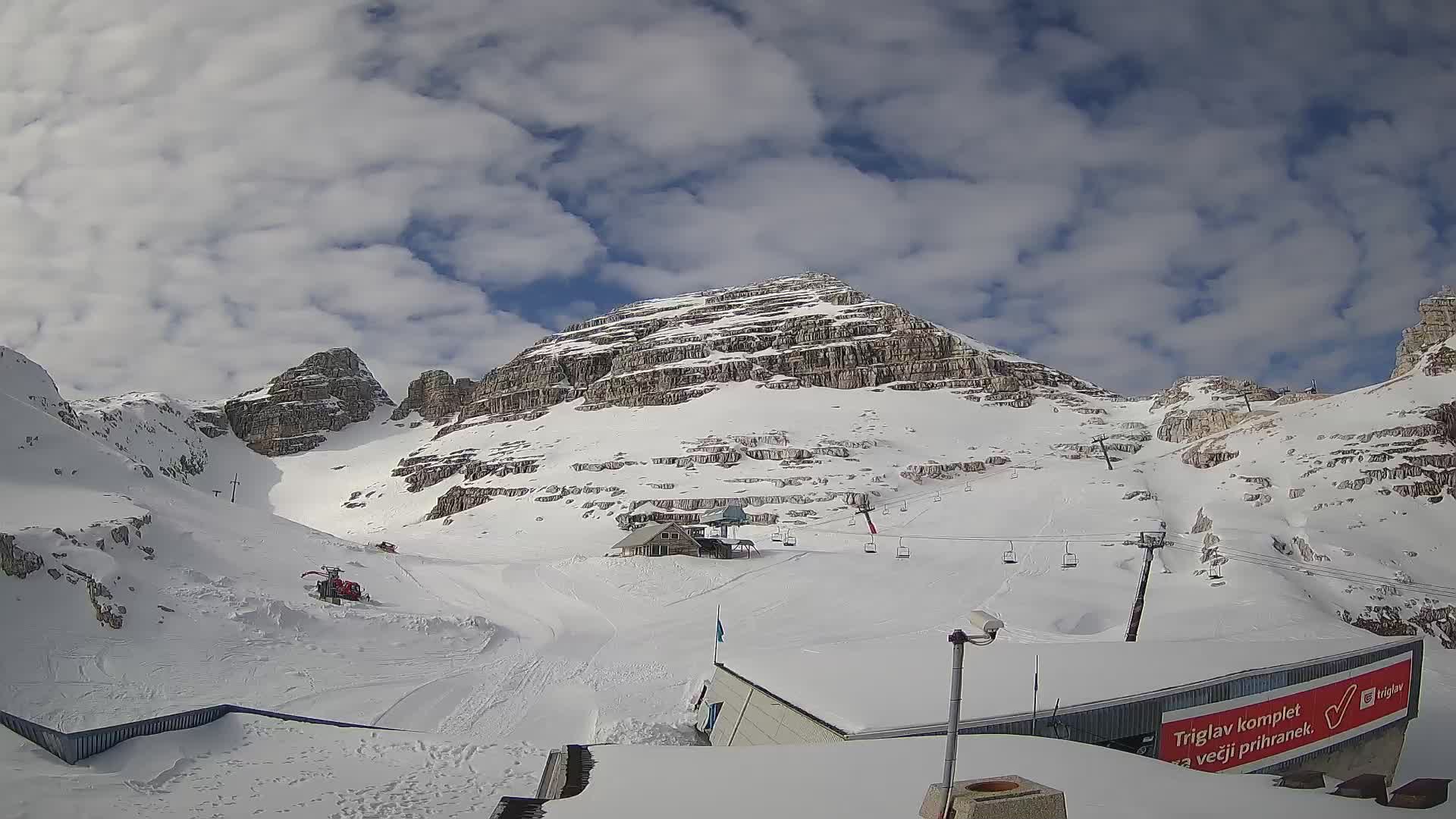 Stazione sciistica Kanin – vista verso Prestreljenik