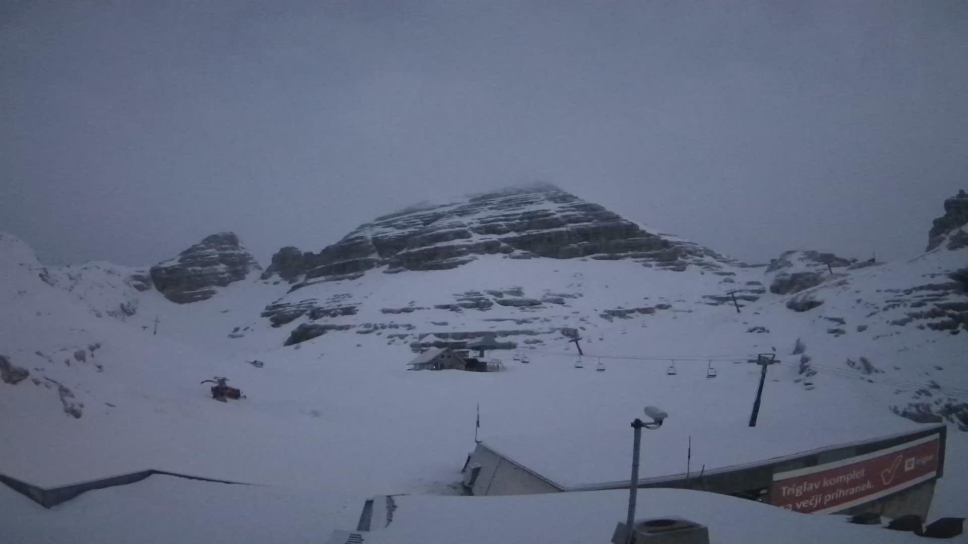 Stazione sciistica Kanin – vista verso Prestreljenik