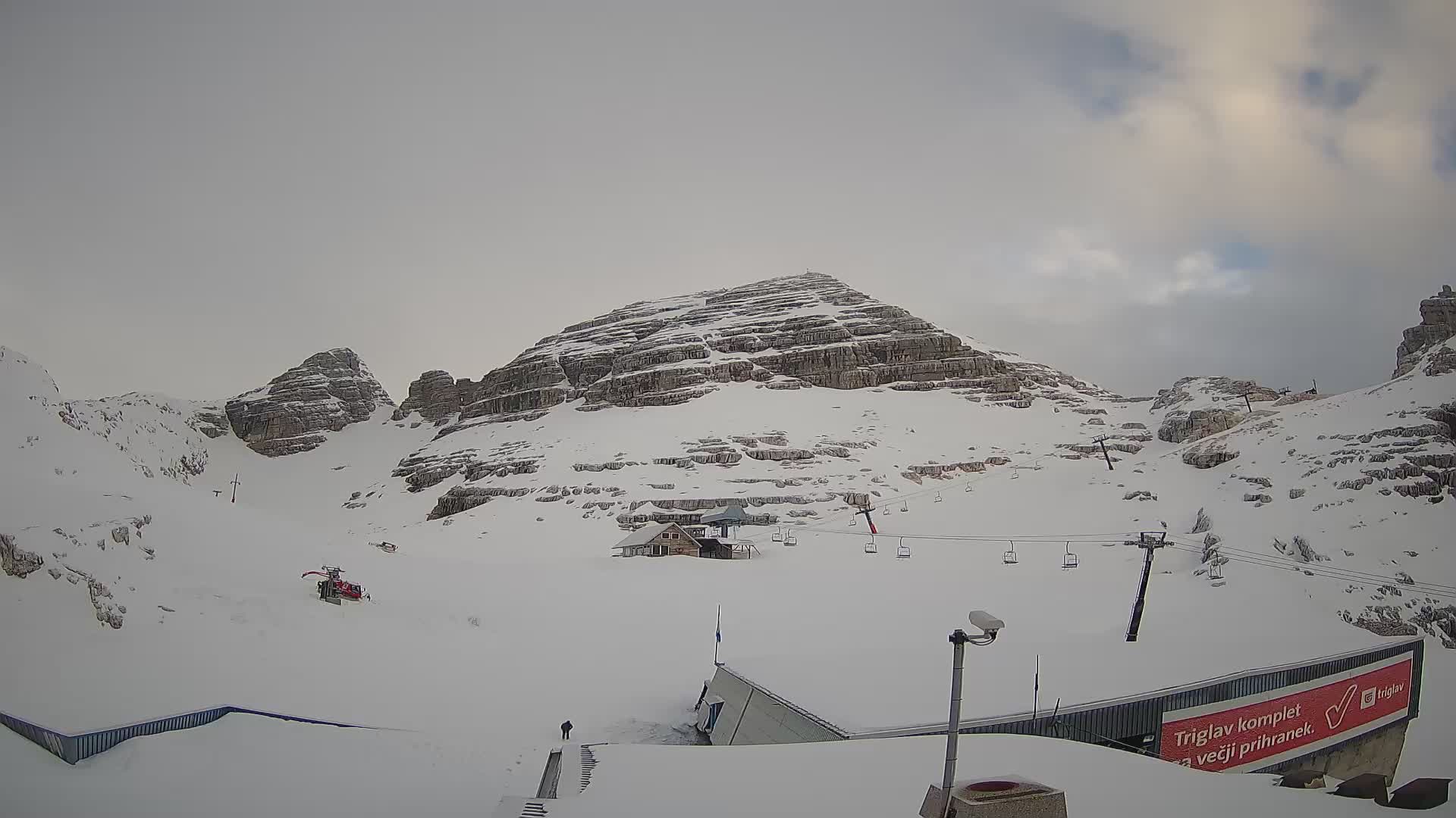 Stazione sciistica Kanin – vista verso Prestreljenik