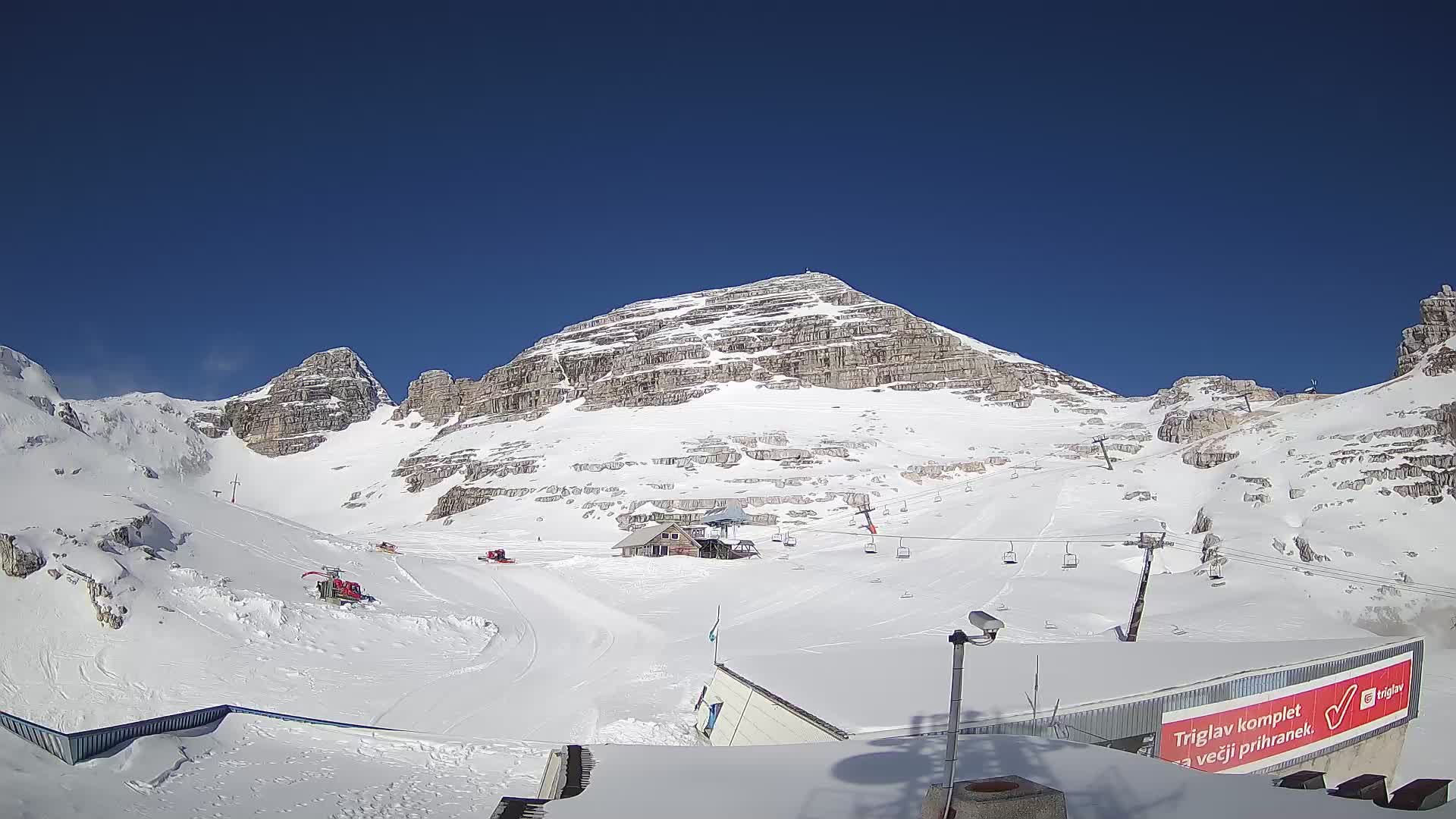 Skijalište Kanin – pogled na Prestreljenik