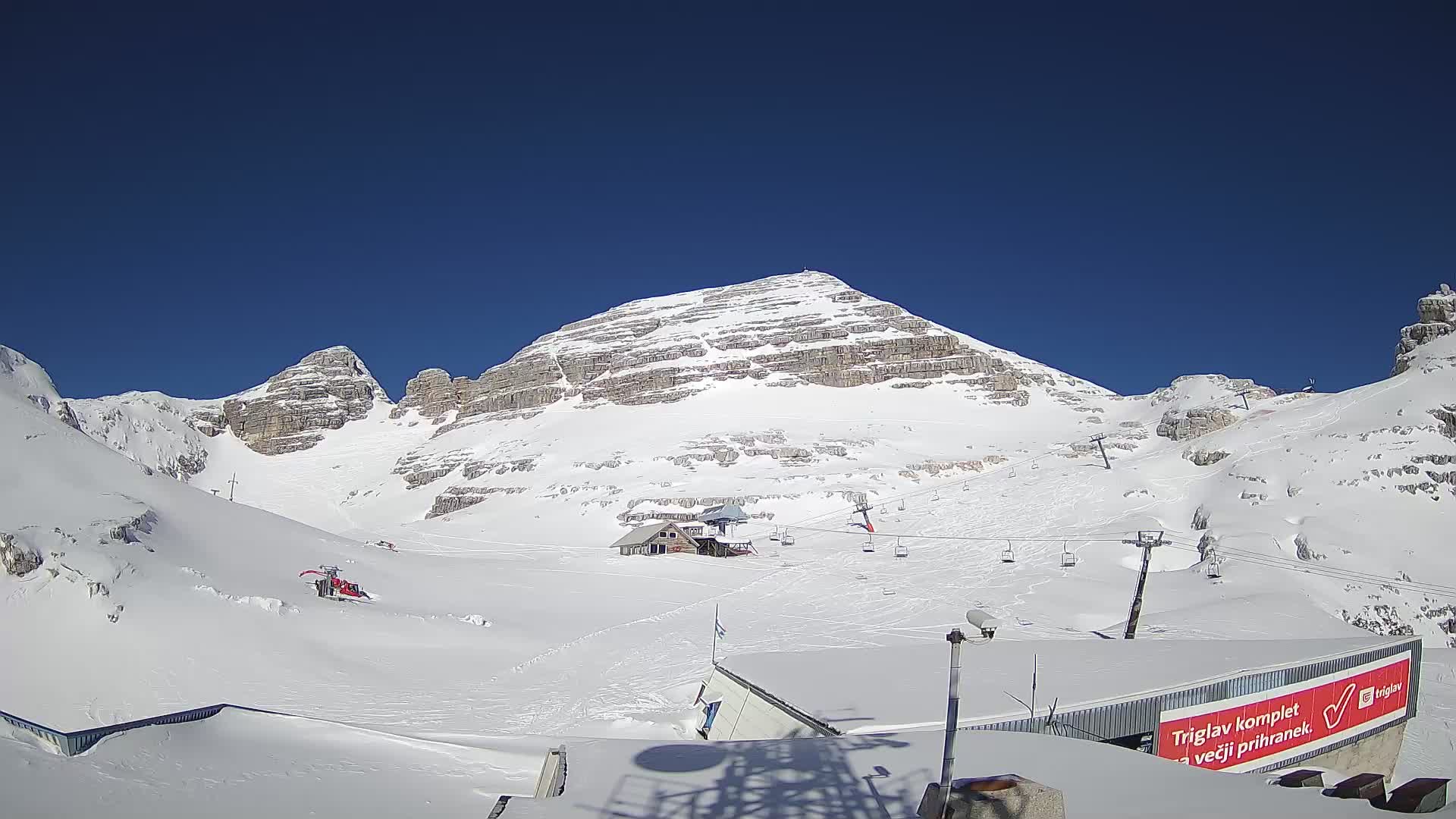 Skijalište Kanin – pogled na Prestreljenik