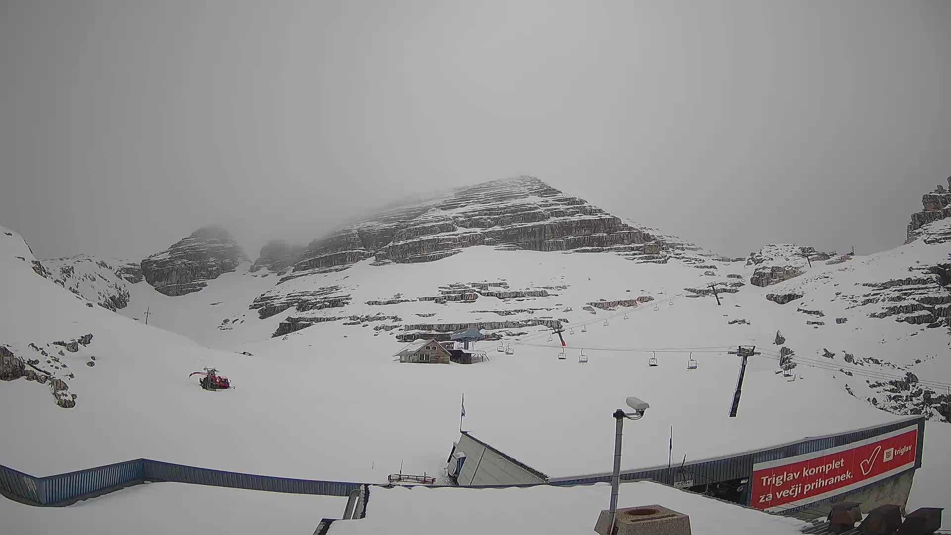 Stazione sciistica Kanin – vista verso Prestreljenik