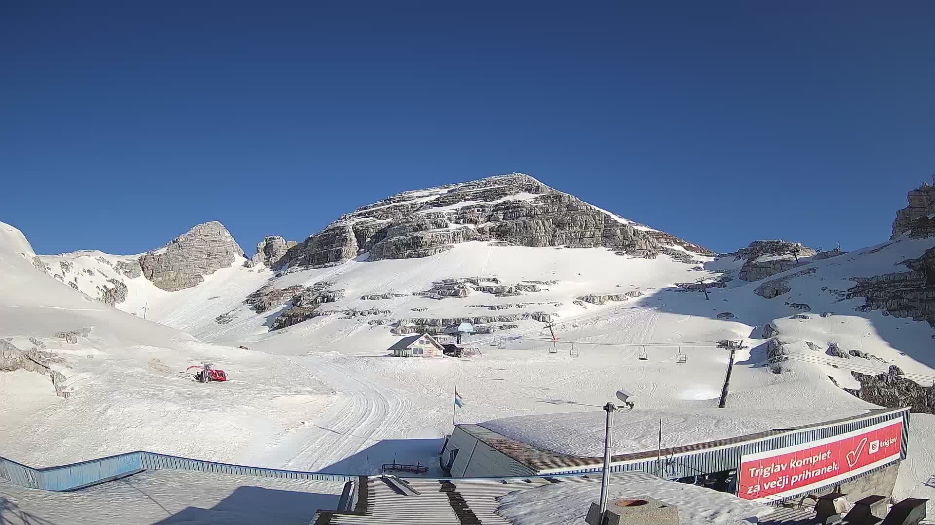 Stazione sciistica Kanin – vista verso Prestreljenik
