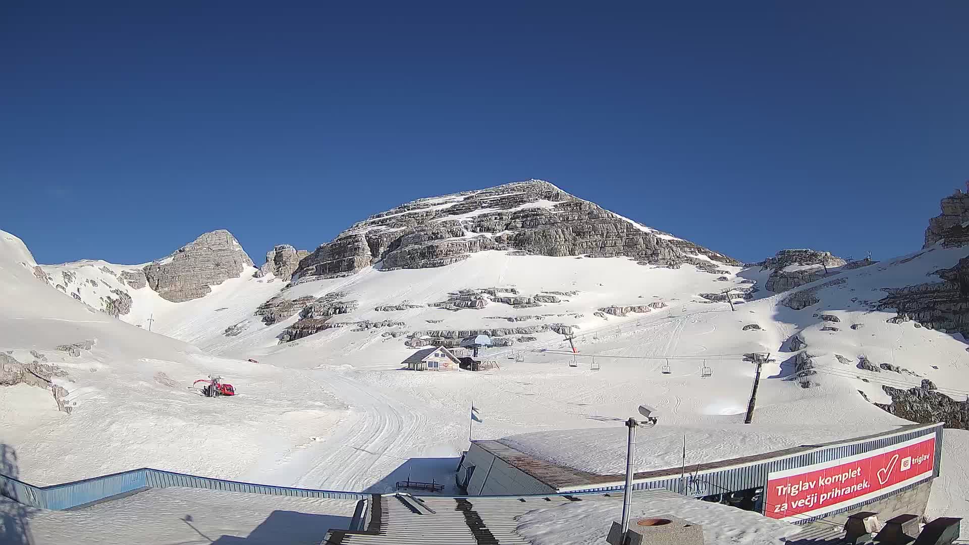 Stazione sciistica Kanin – vista verso Prestreljenik