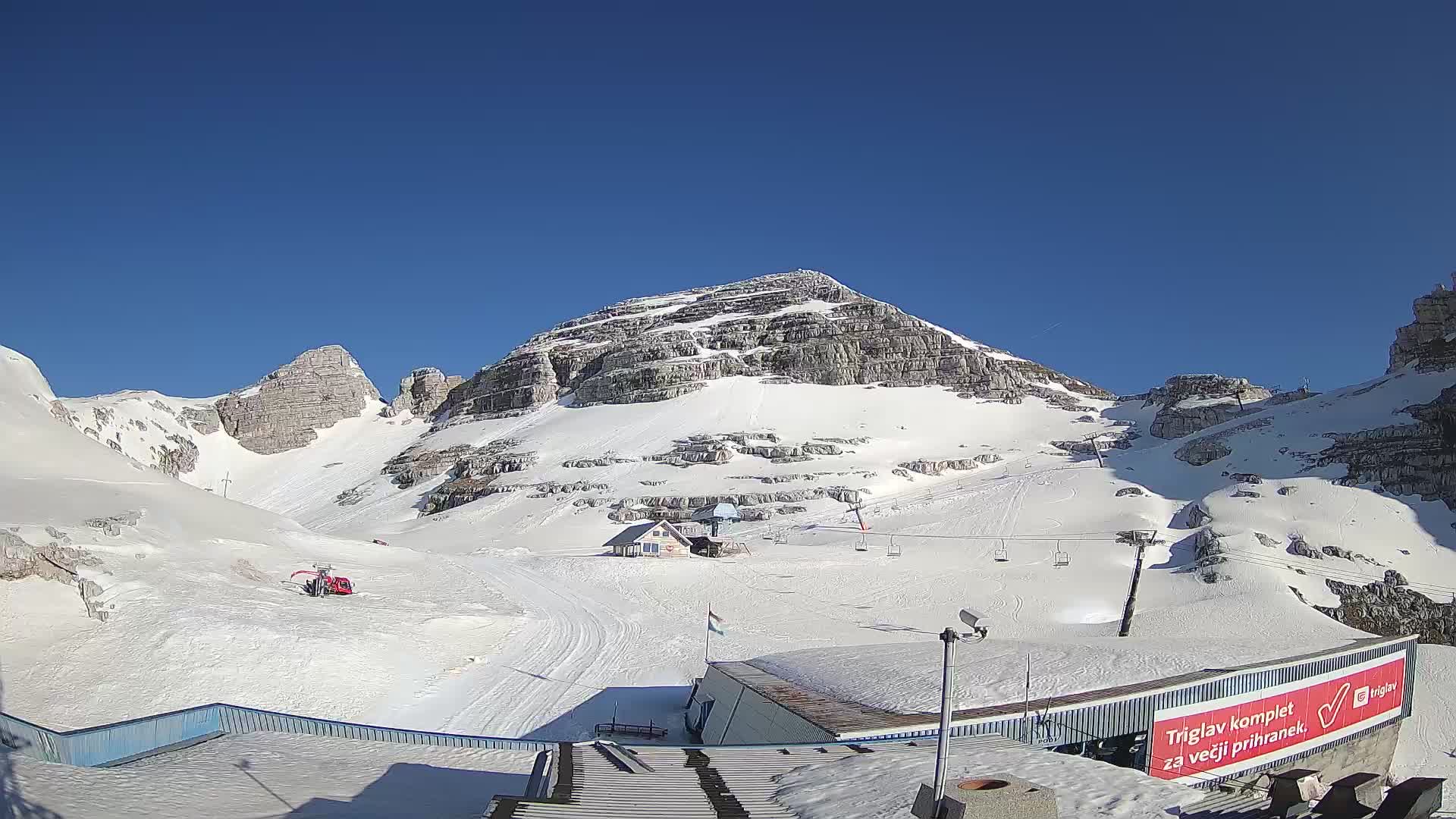 Skijalište Kanin – pogled na Prestreljenik