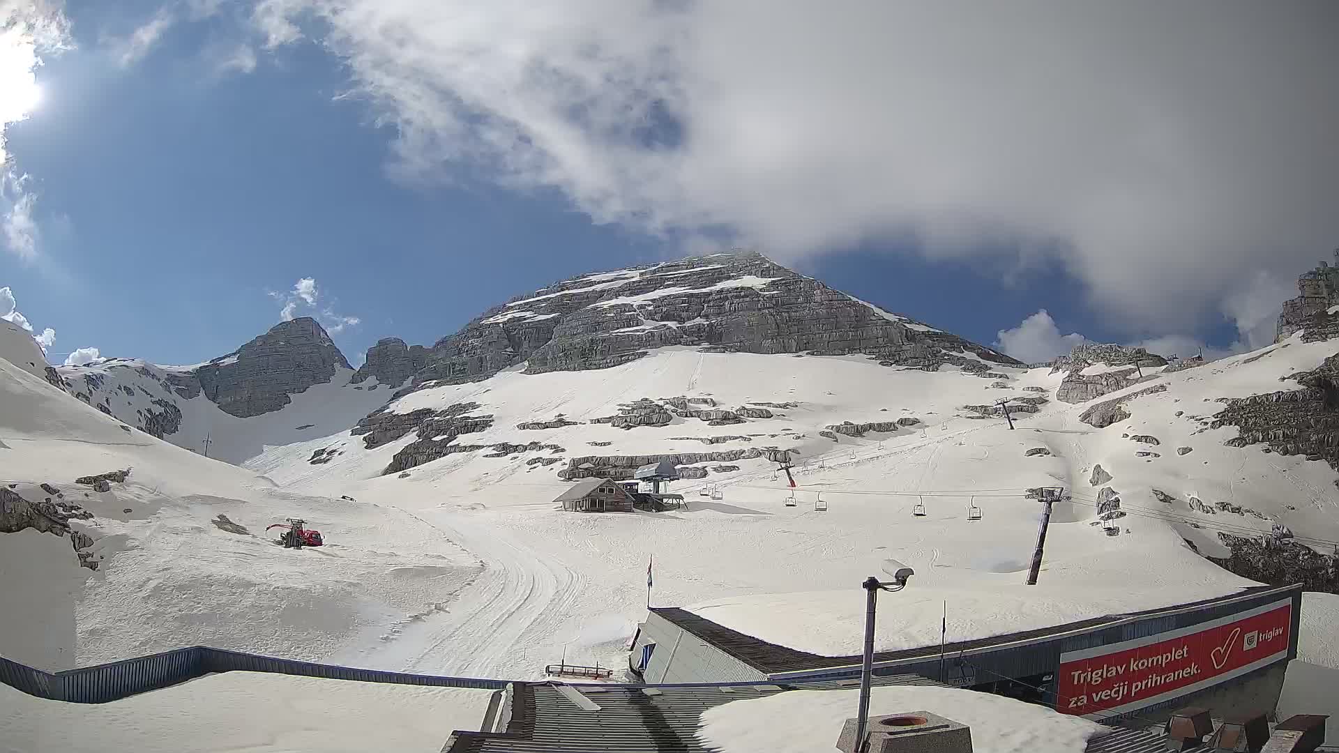Stazione sciistica Kanin – vista verso Prestreljenik
