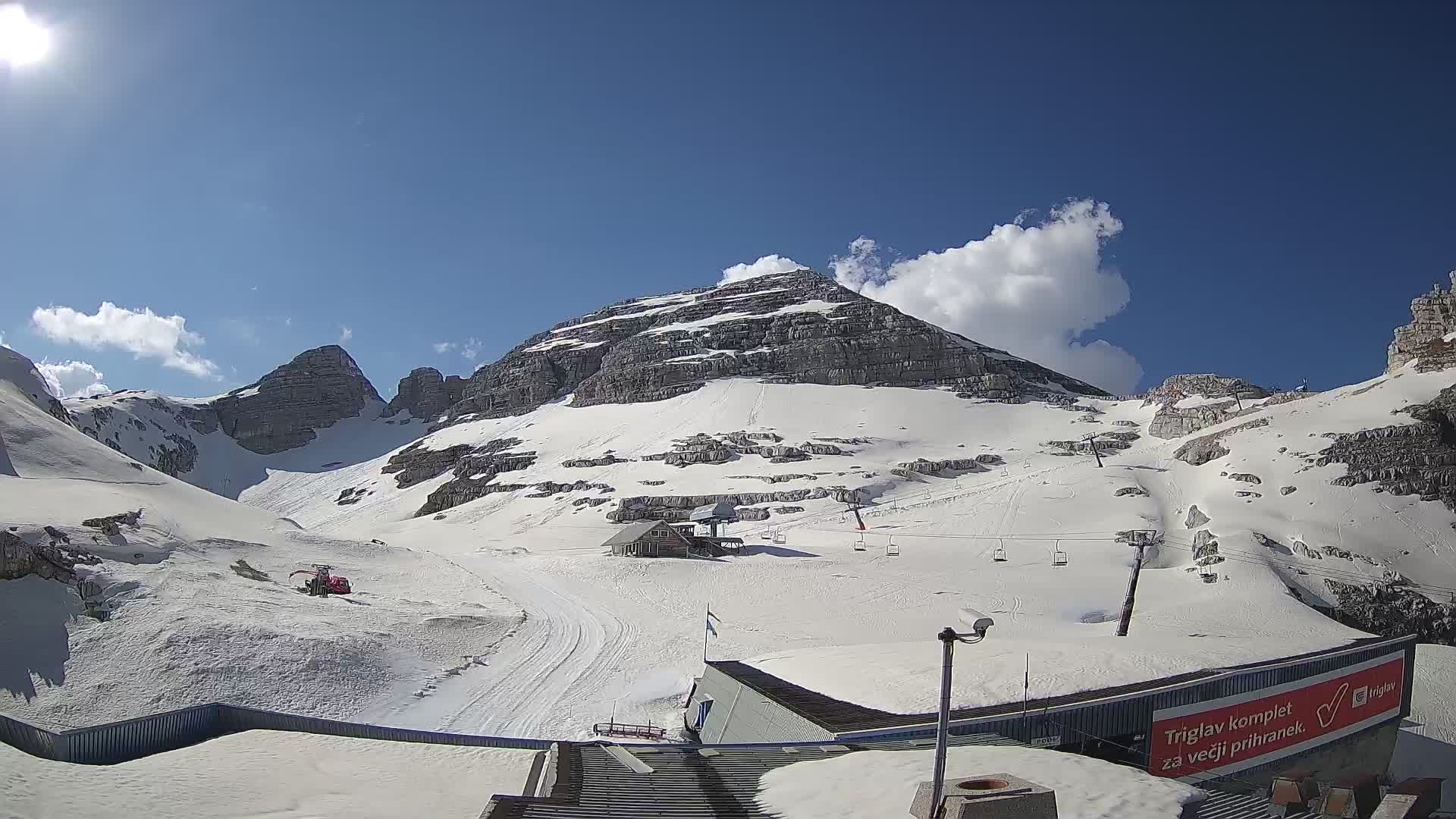 Stazione sciistica Kanin – vista verso Prestreljenik