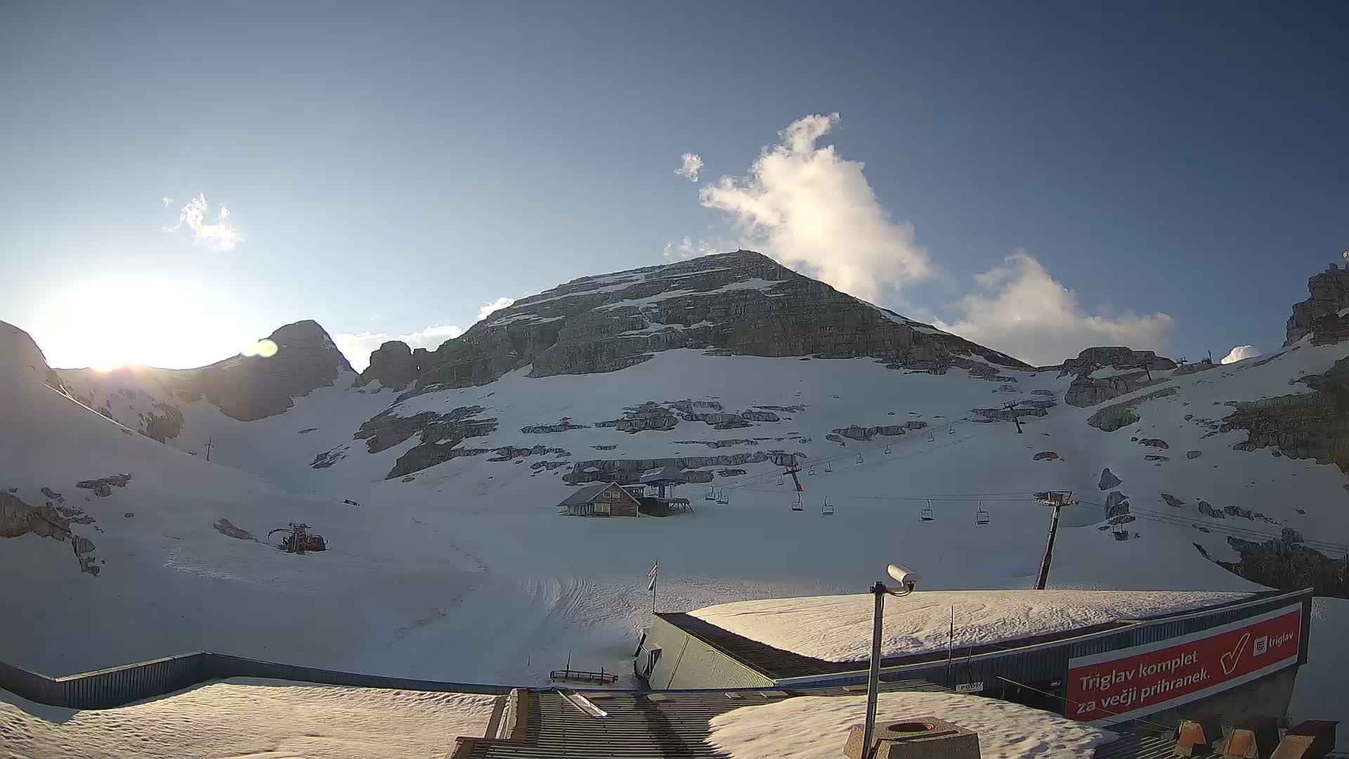 Stazione sciistica Kanin – vista verso Prestreljenik