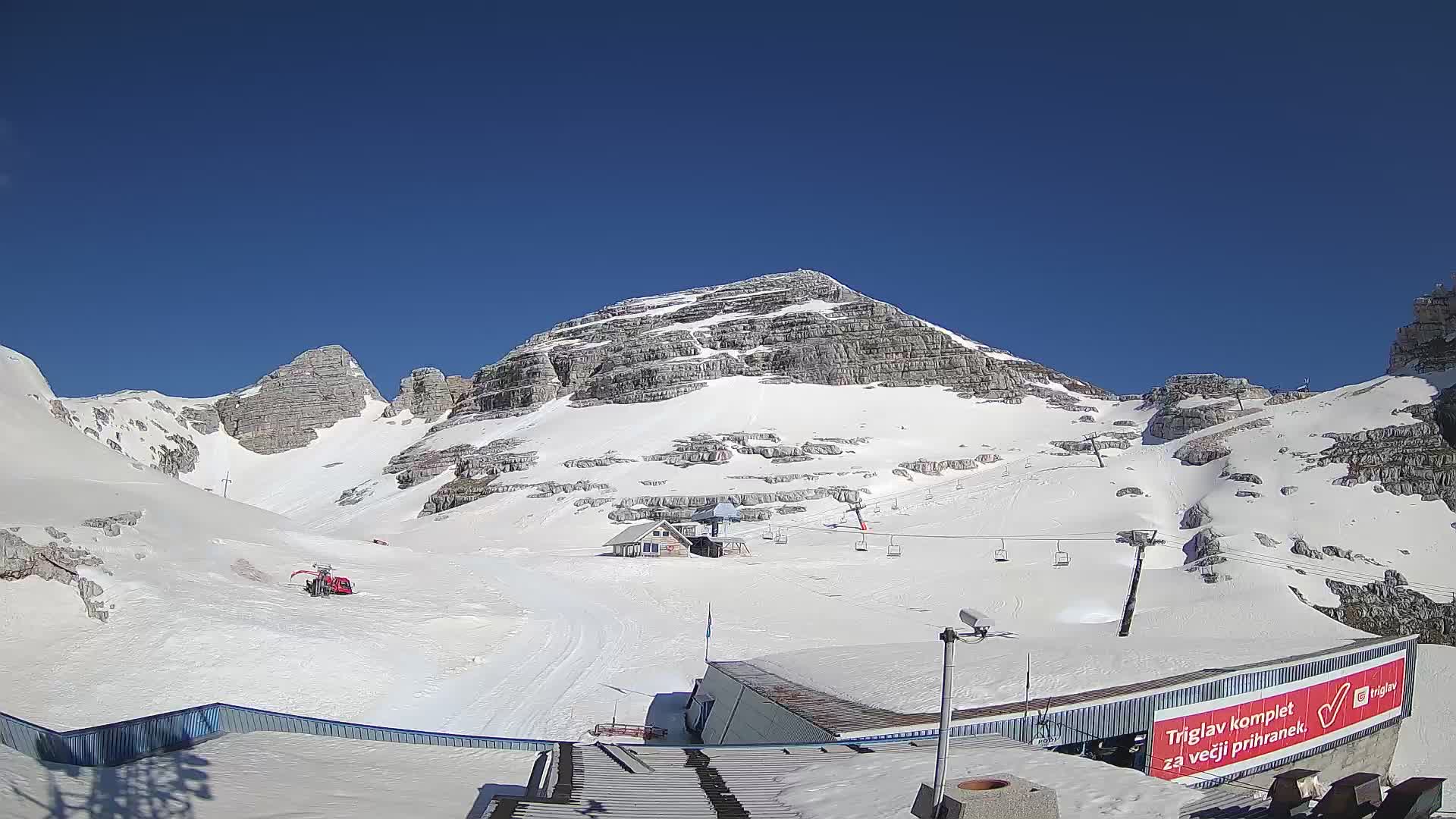 Stazione sciistica Kanin – vista verso Prestreljenik
