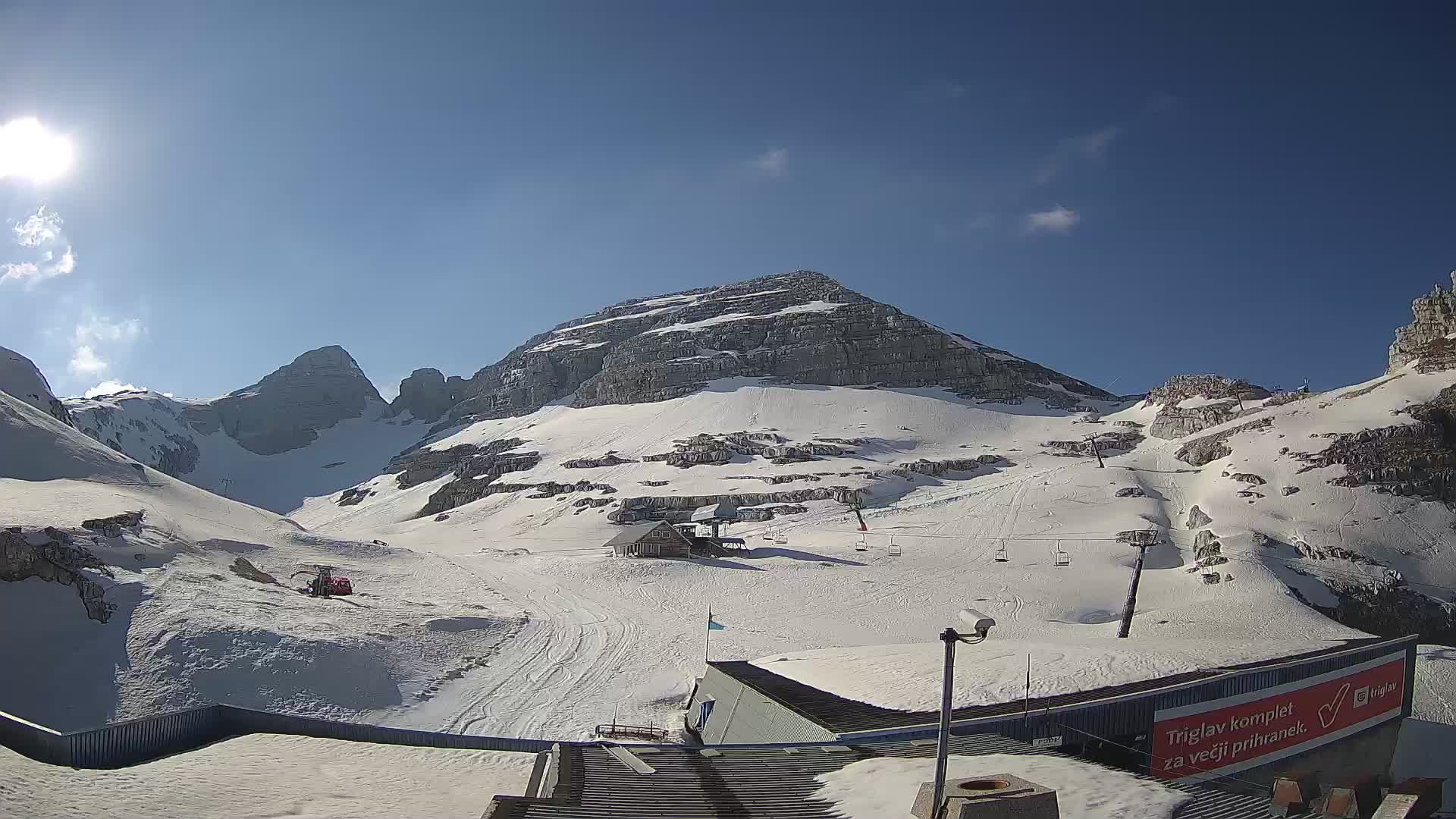Stazione sciistica Kanin – vista verso Prestreljenik