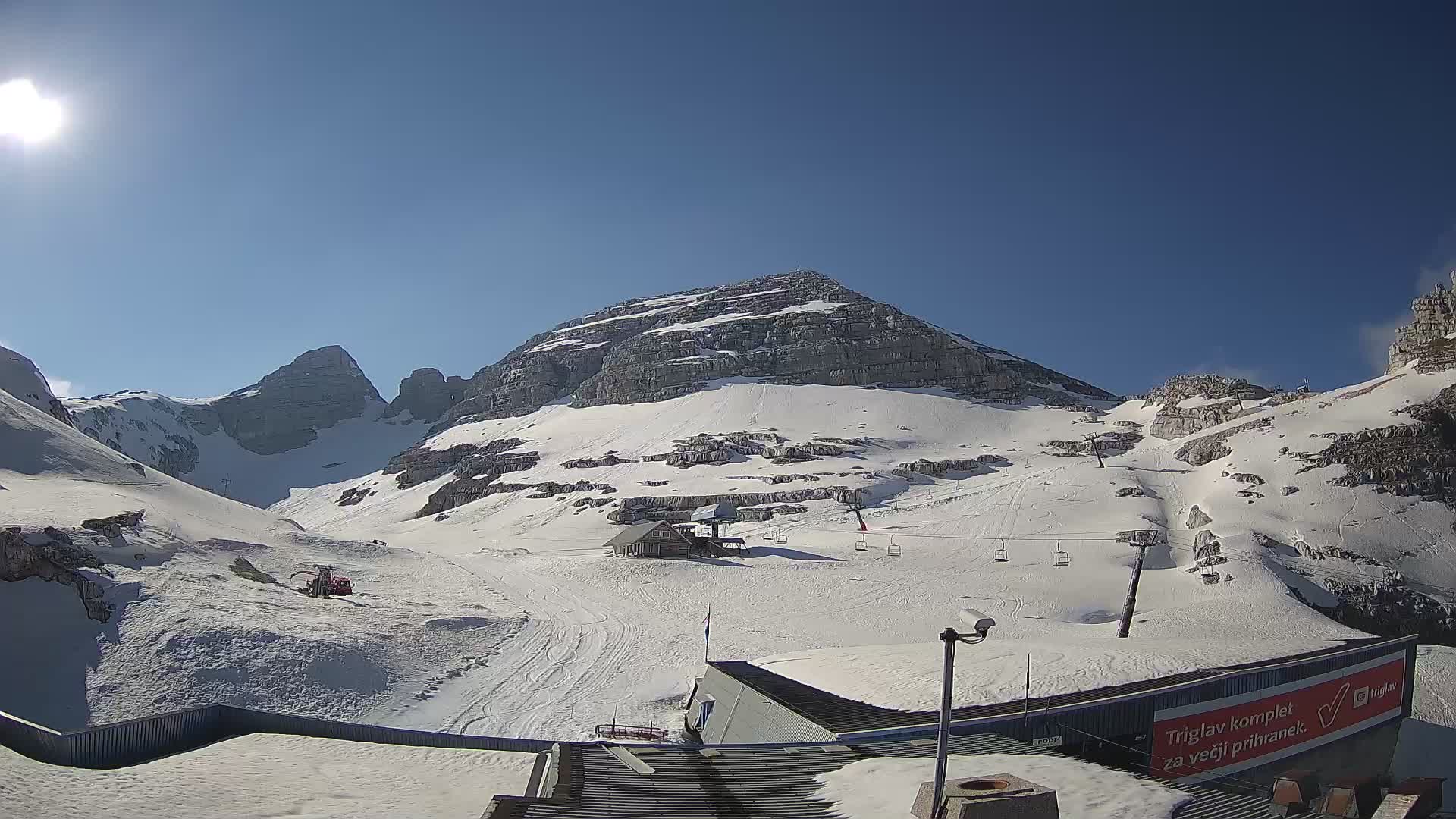 Stazione sciistica Kanin – vista verso Prestreljenik