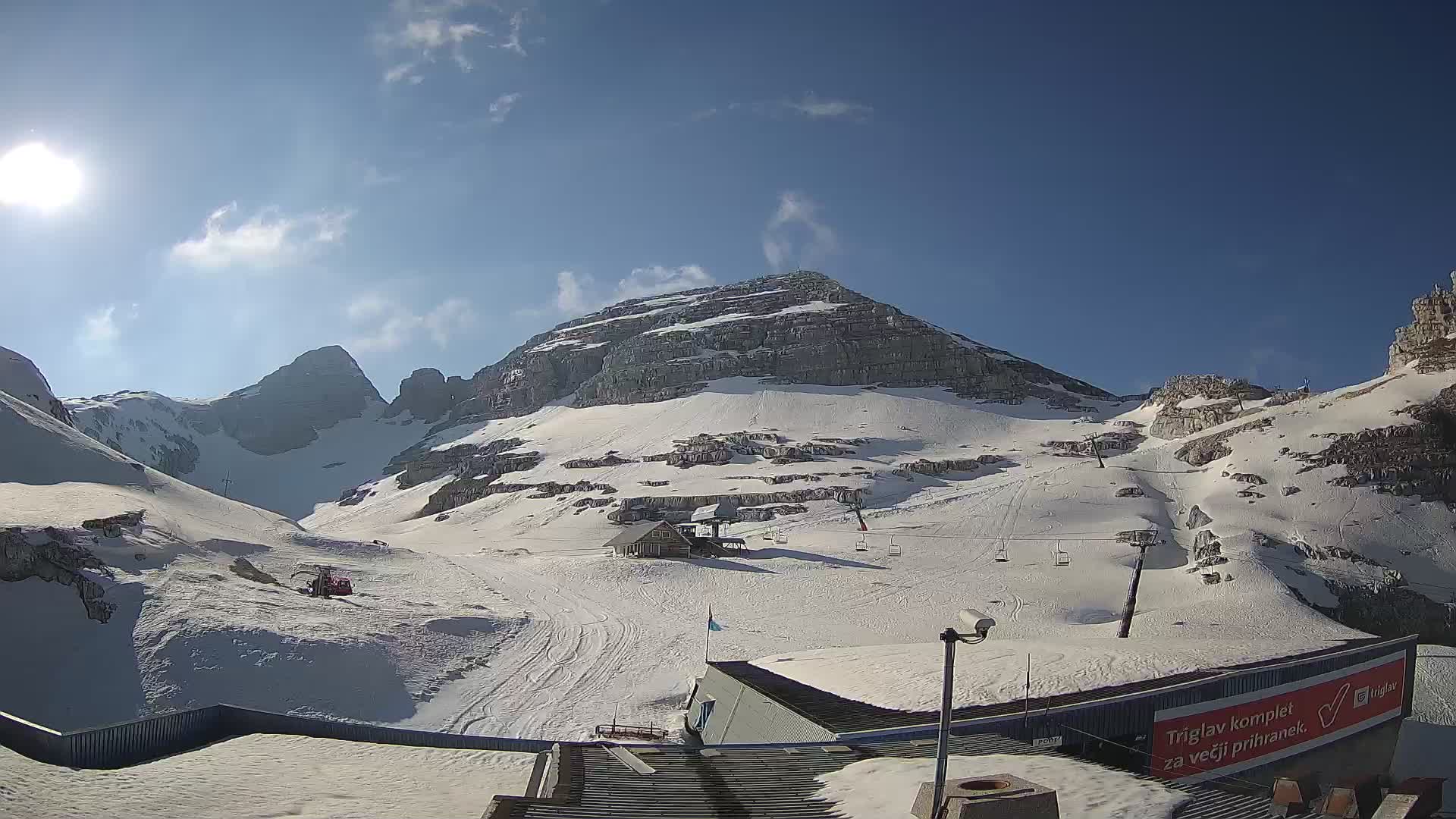 Stazione sciistica Kanin – vista verso Prestreljenik