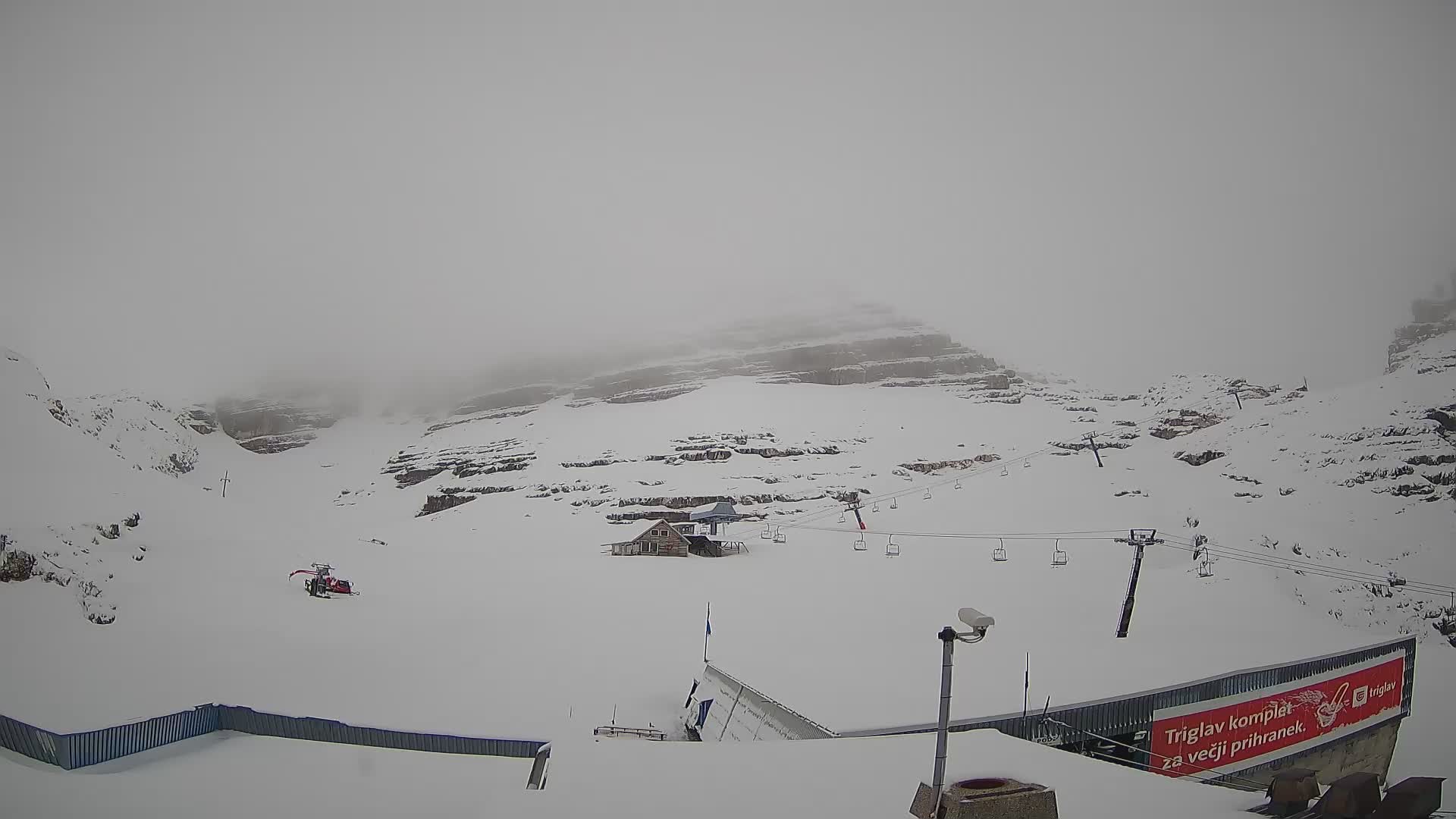 Stazione sciistica Kanin – vista verso Prestreljenik