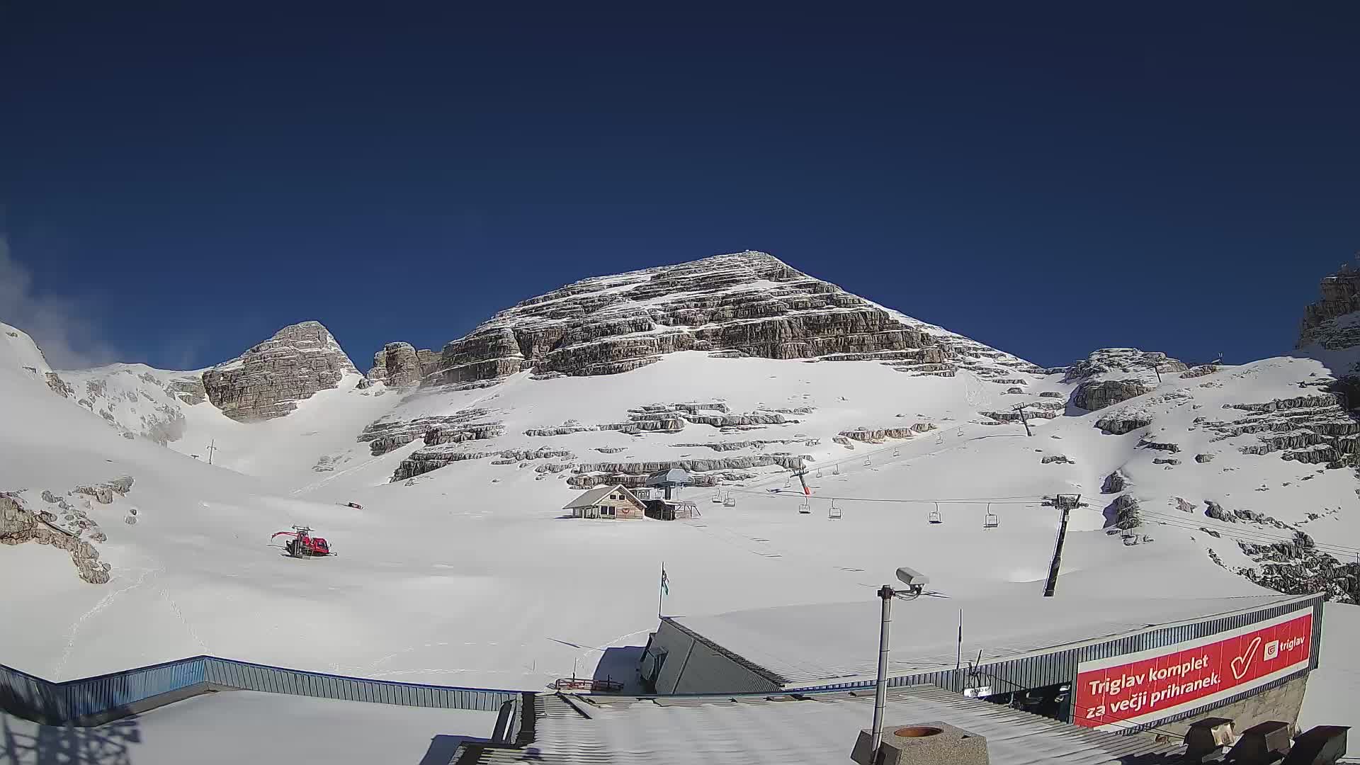 Stazione sciistica Kanin – vista verso Prestreljenik