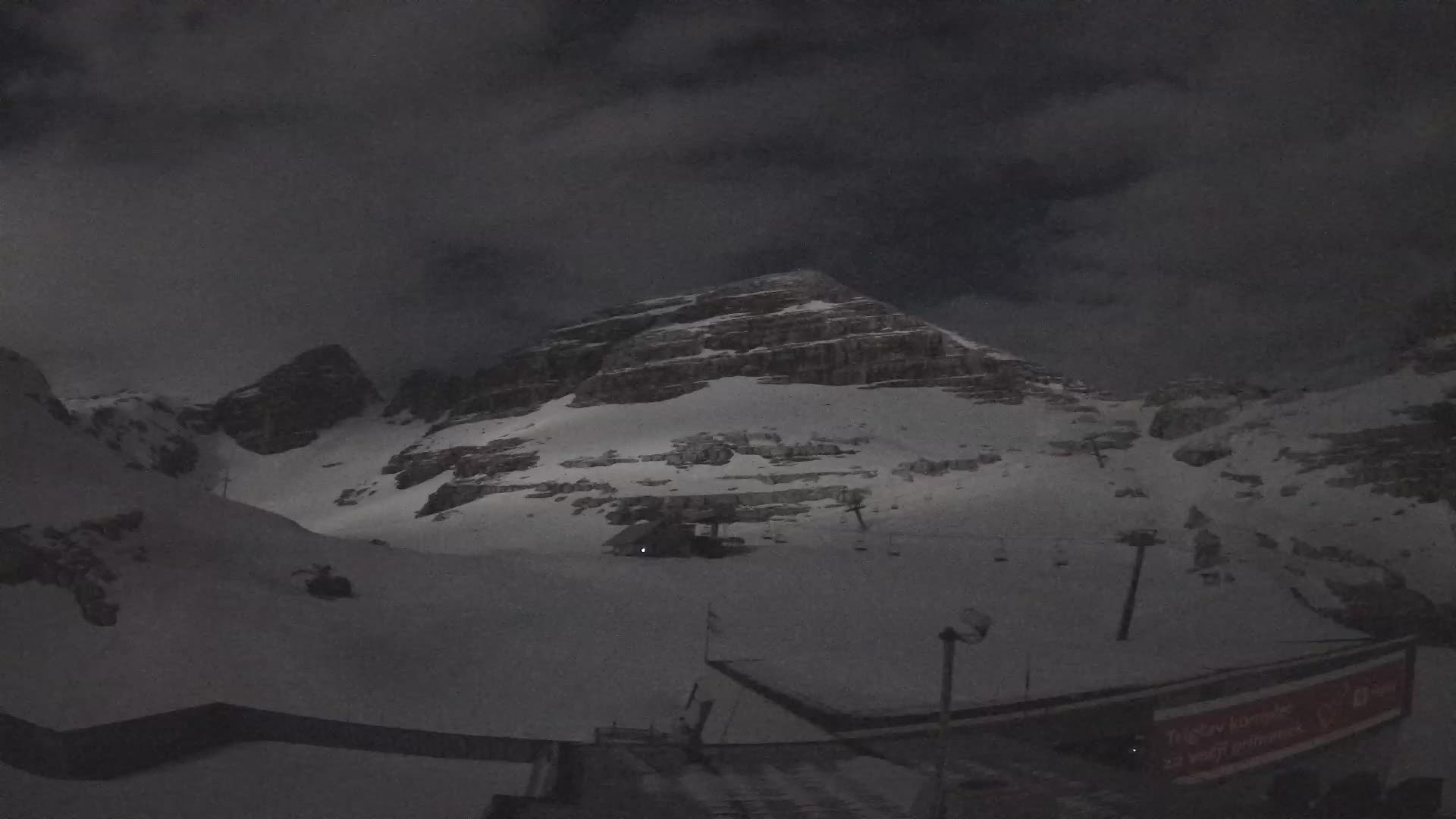 Stazione sciistica Kanin – vista verso Prestreljenik