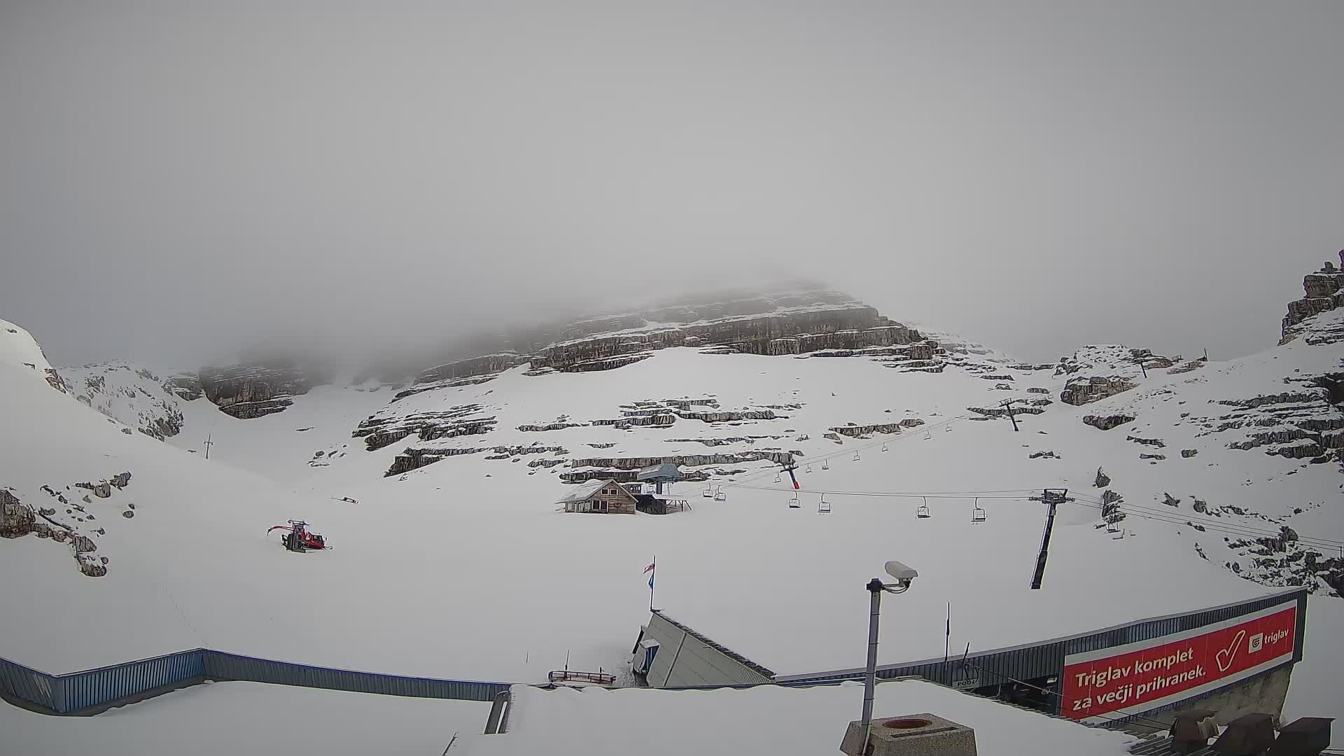 Stazione sciistica Kanin – vista verso Prestreljenik