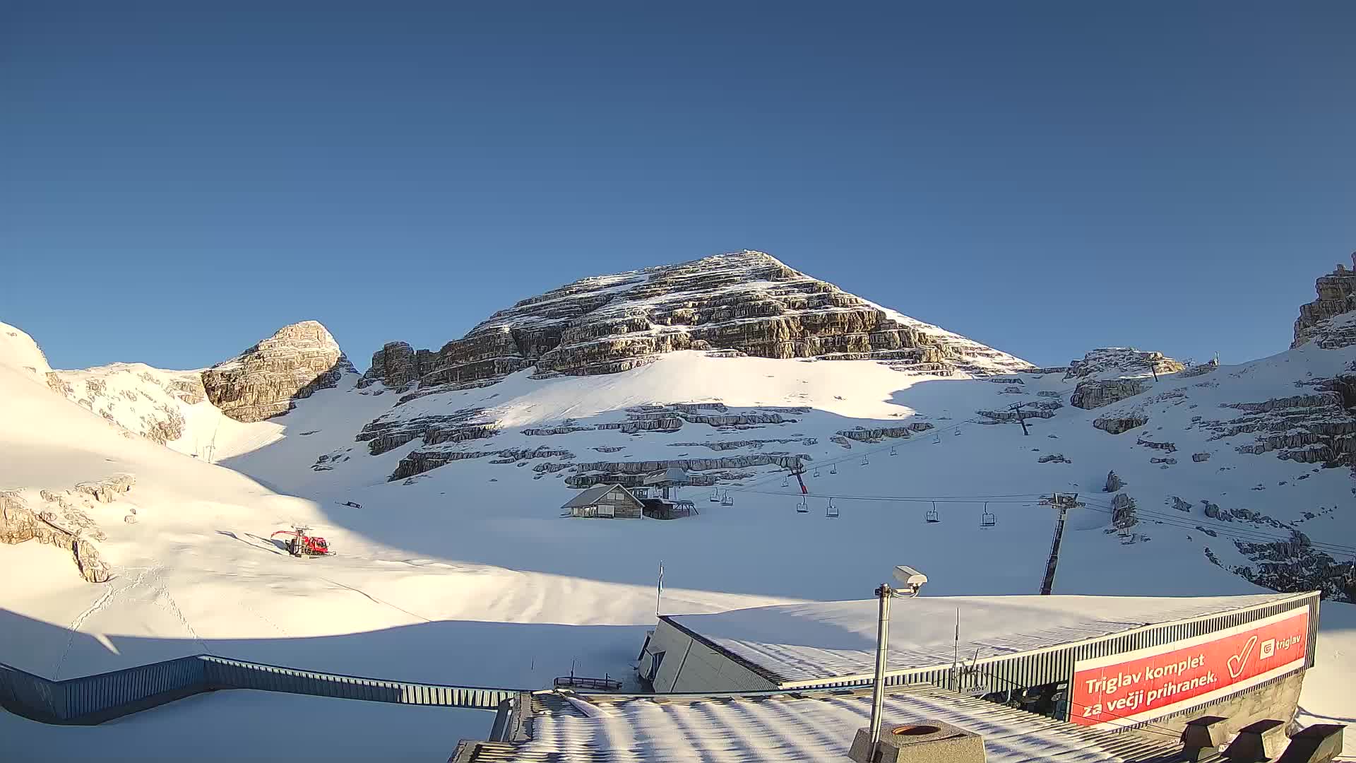 Stazione sciistica Kanin – vista verso Prestreljenik