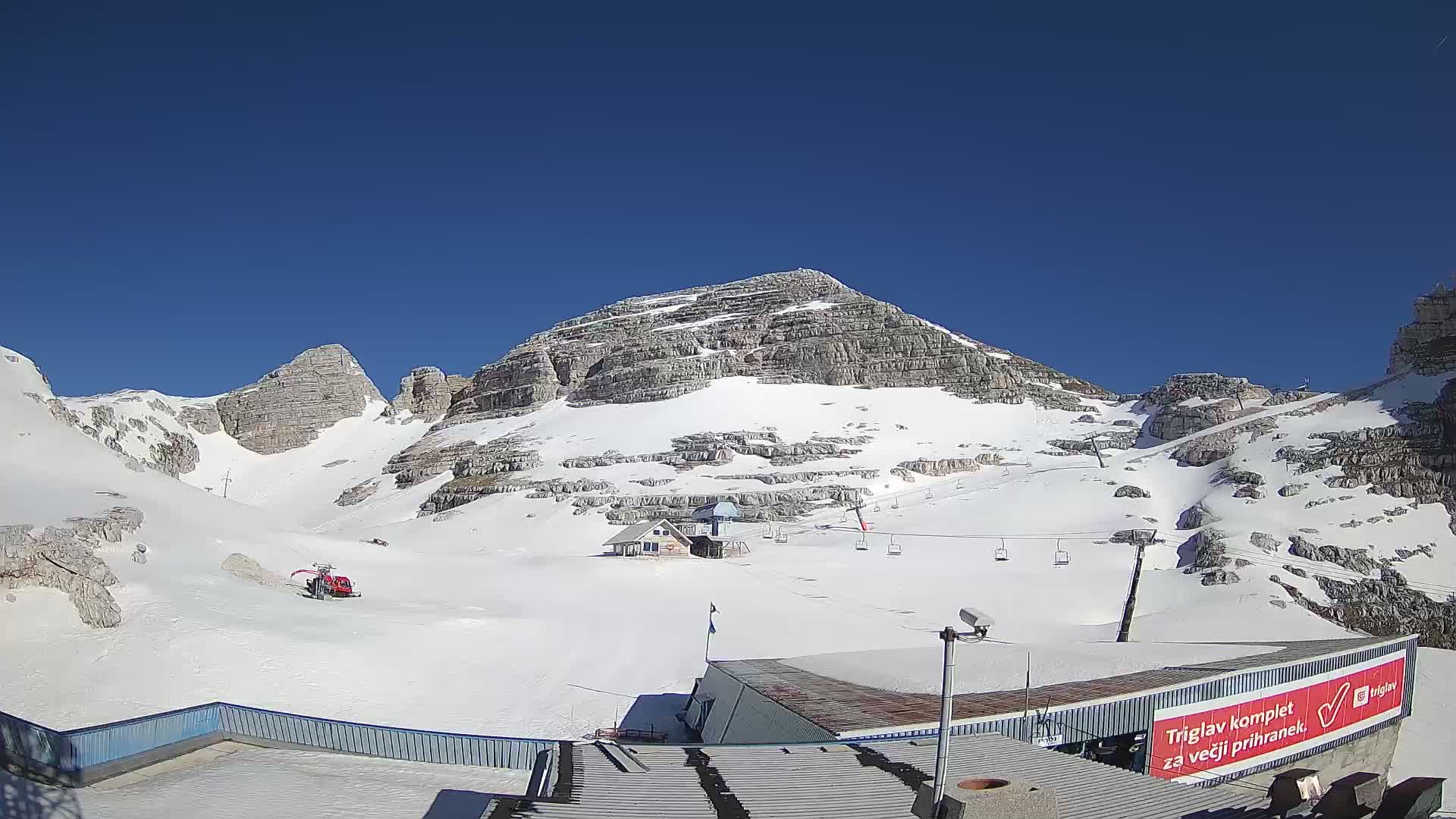 Stazione sciistica Kanin – vista verso Prestreljenik