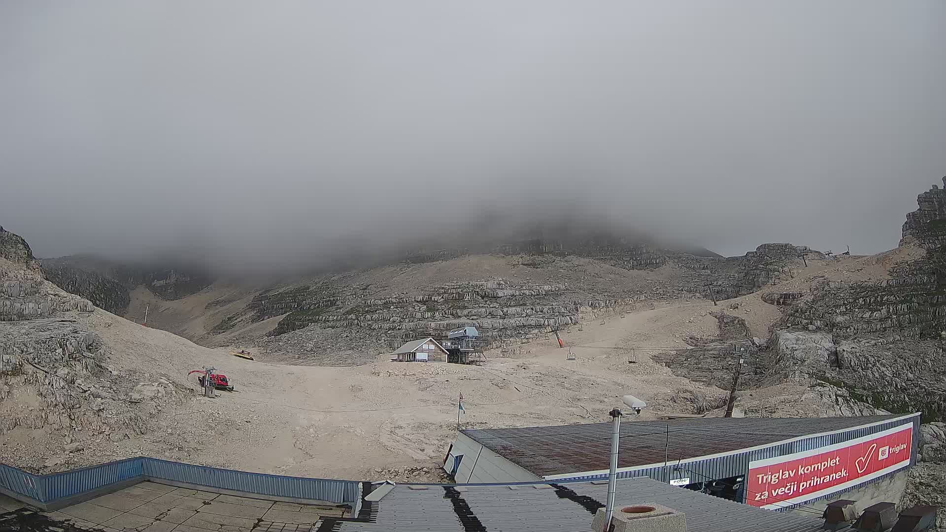 Stazione sciistica Kanin – vista verso Prestreljenik