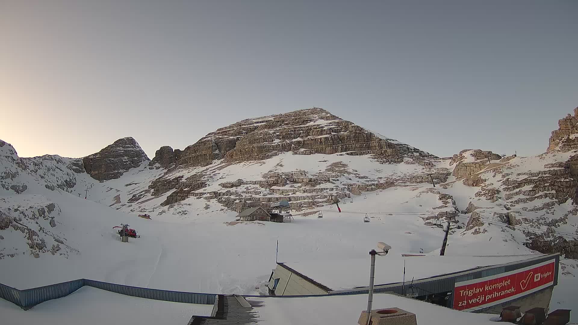 Stazione sciistica Kanin – vista verso Prestreljenik