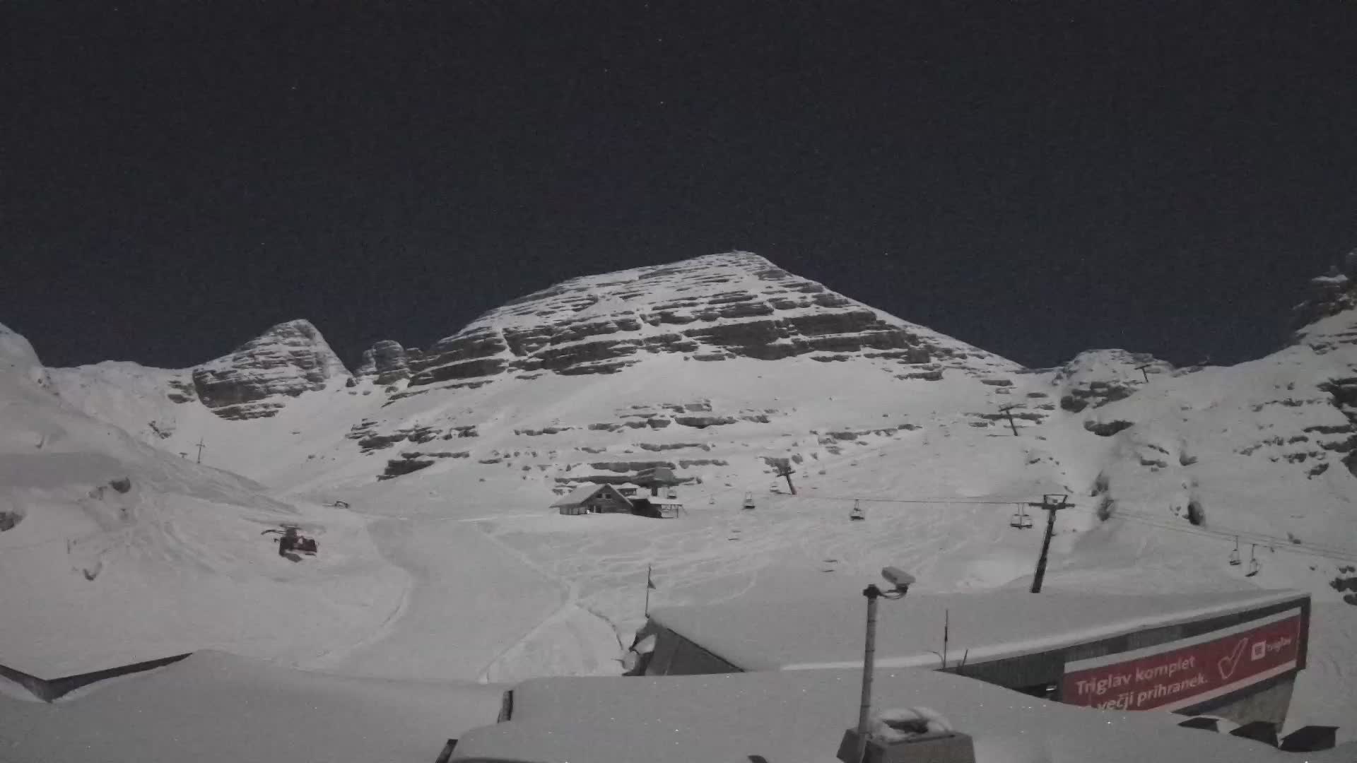 Stazione sciistica Kanin – vista verso Prestreljenik