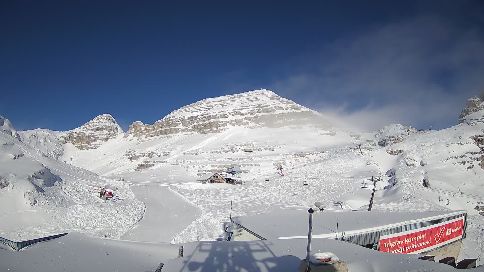 Kanin ski resort – View of Prestreljenik