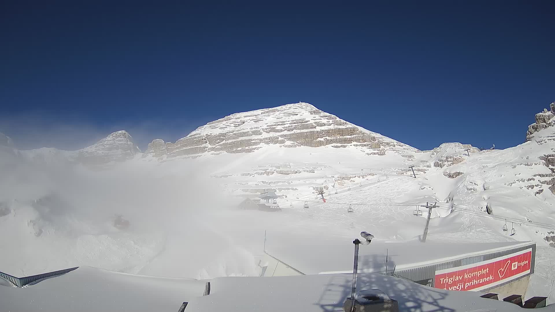 Skijalište Kanin – pogled na Prestreljenik