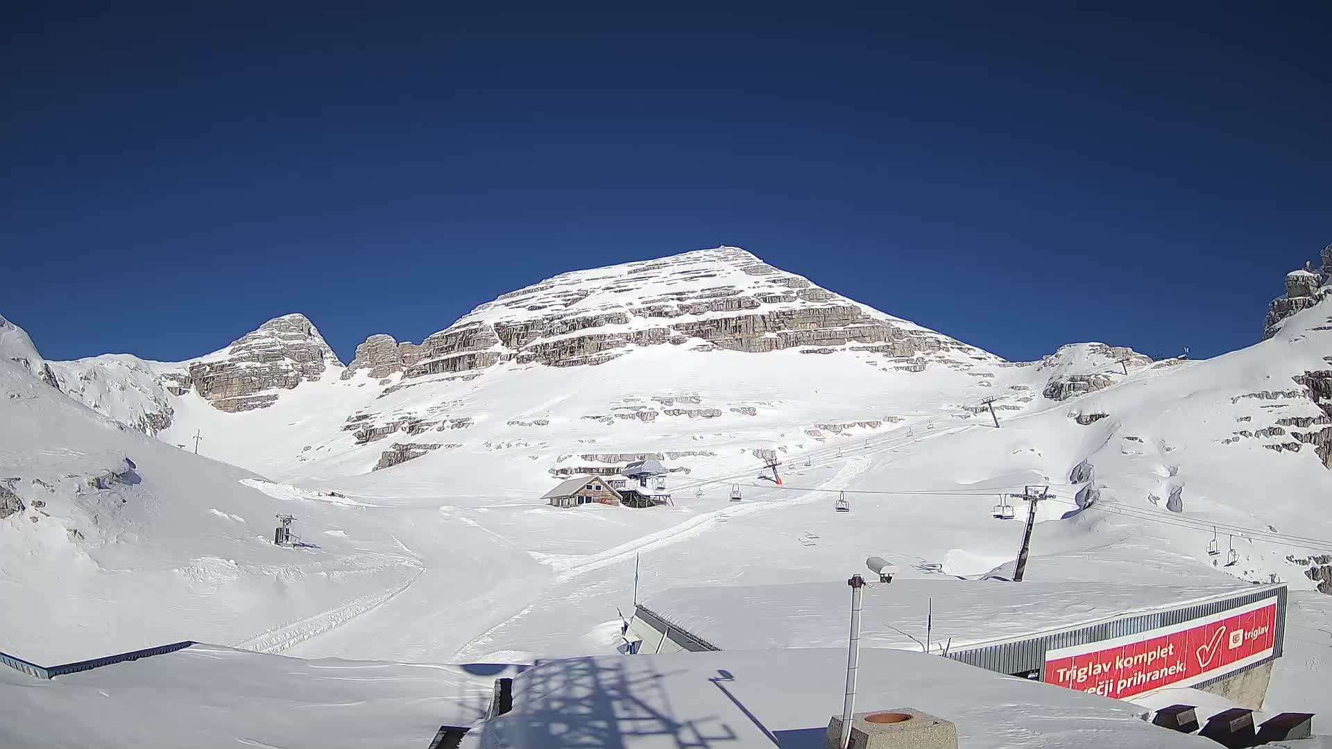 Stazione sciistica Kanin – vista verso Prestreljenik