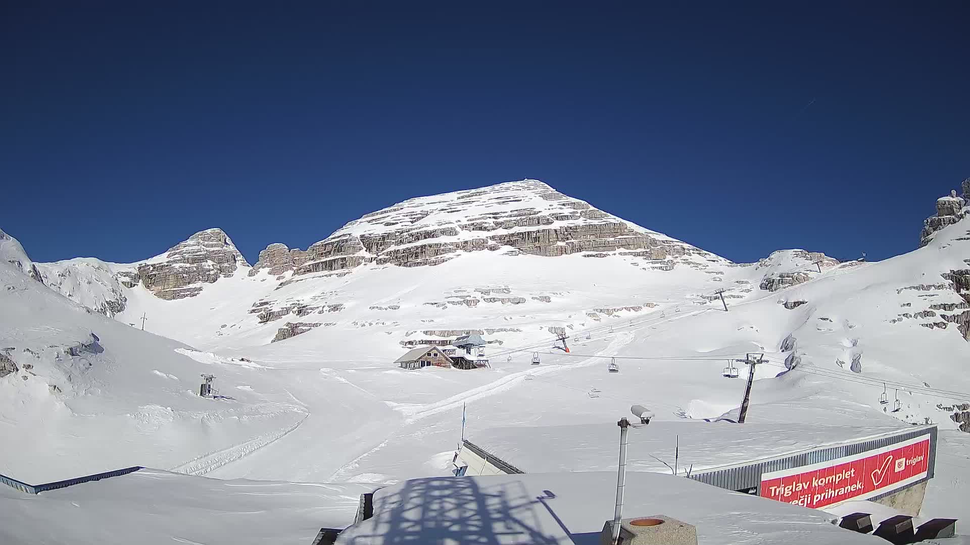 Skijalište Kanin – pogled na Prestreljenik