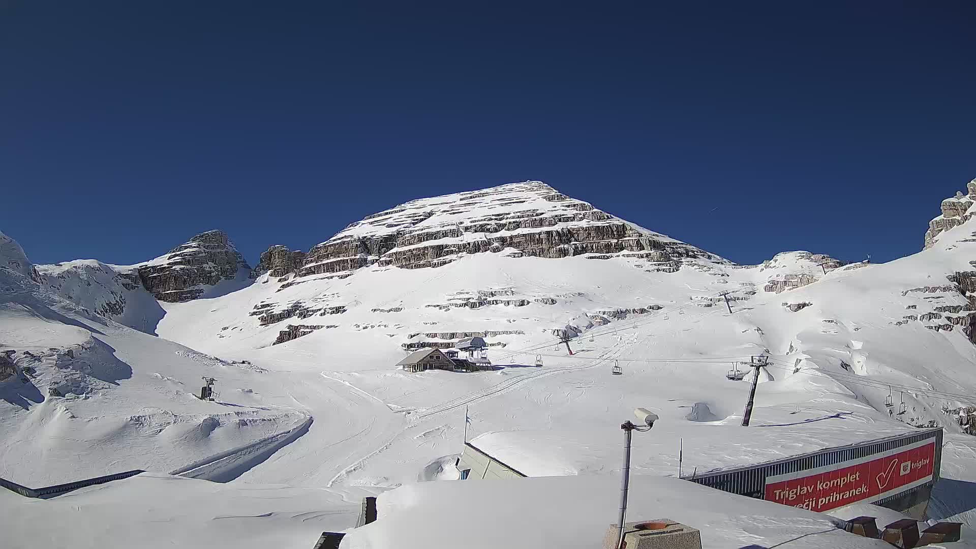 Skijalište Kanin – pogled na Prestreljenik