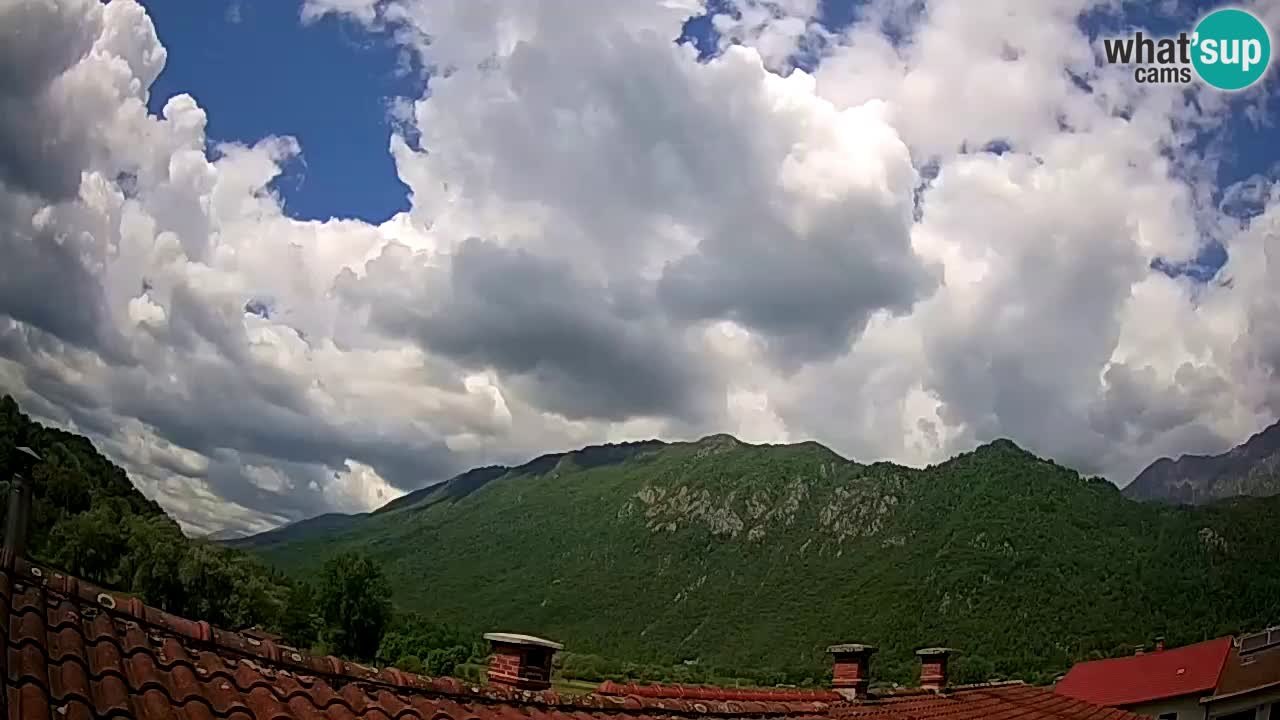 Kobarid – view to Kobariški stol