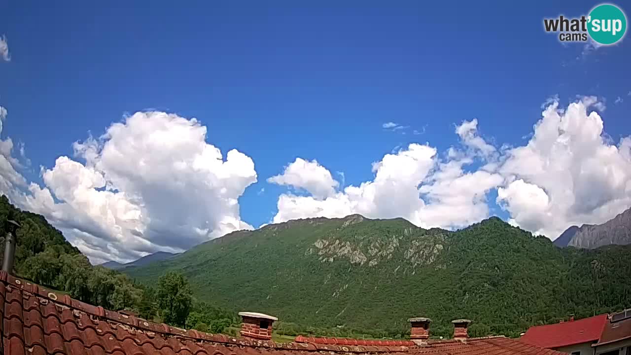 Kobarid – pogled na Kobariški stol