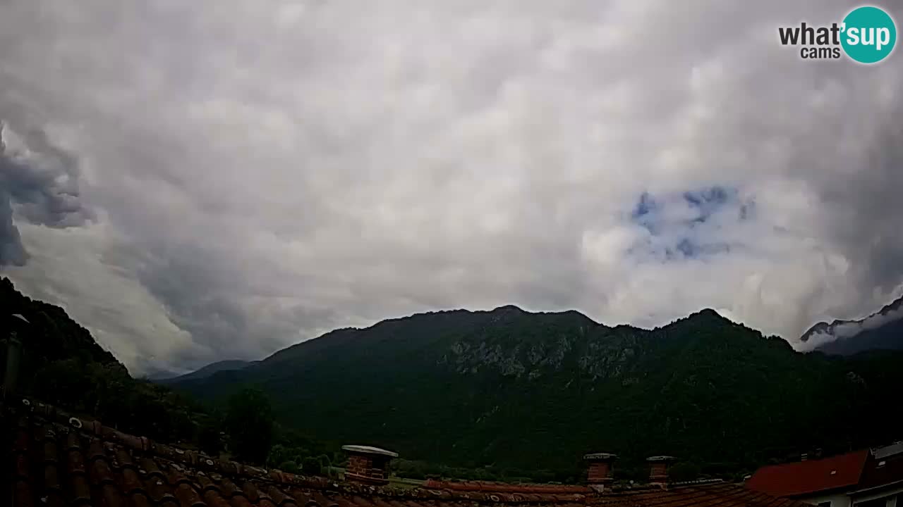 Kobarid – view to Kobariški stol