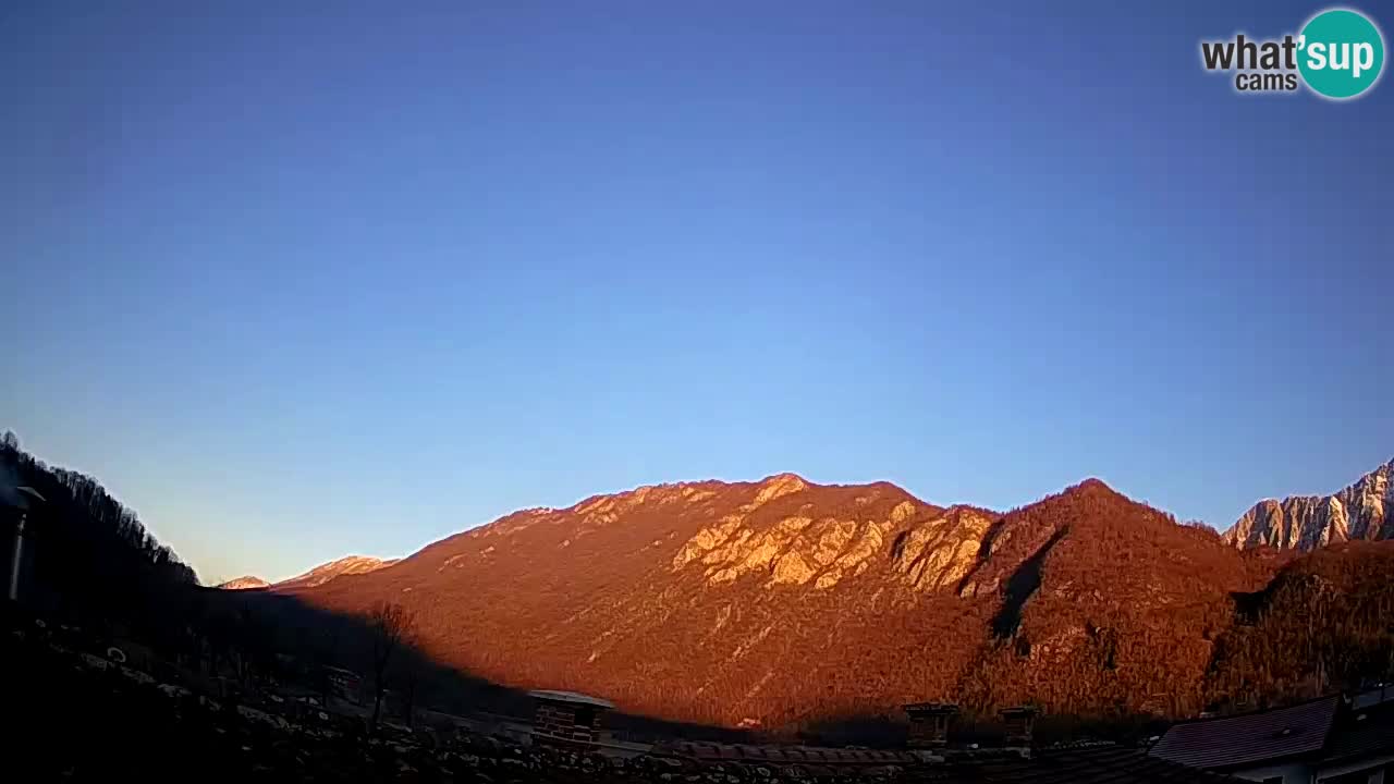 Kobarid – view to Kobariški stol