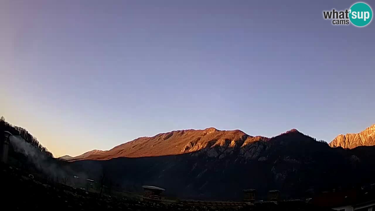 Kobarid – view to Kobariški stol