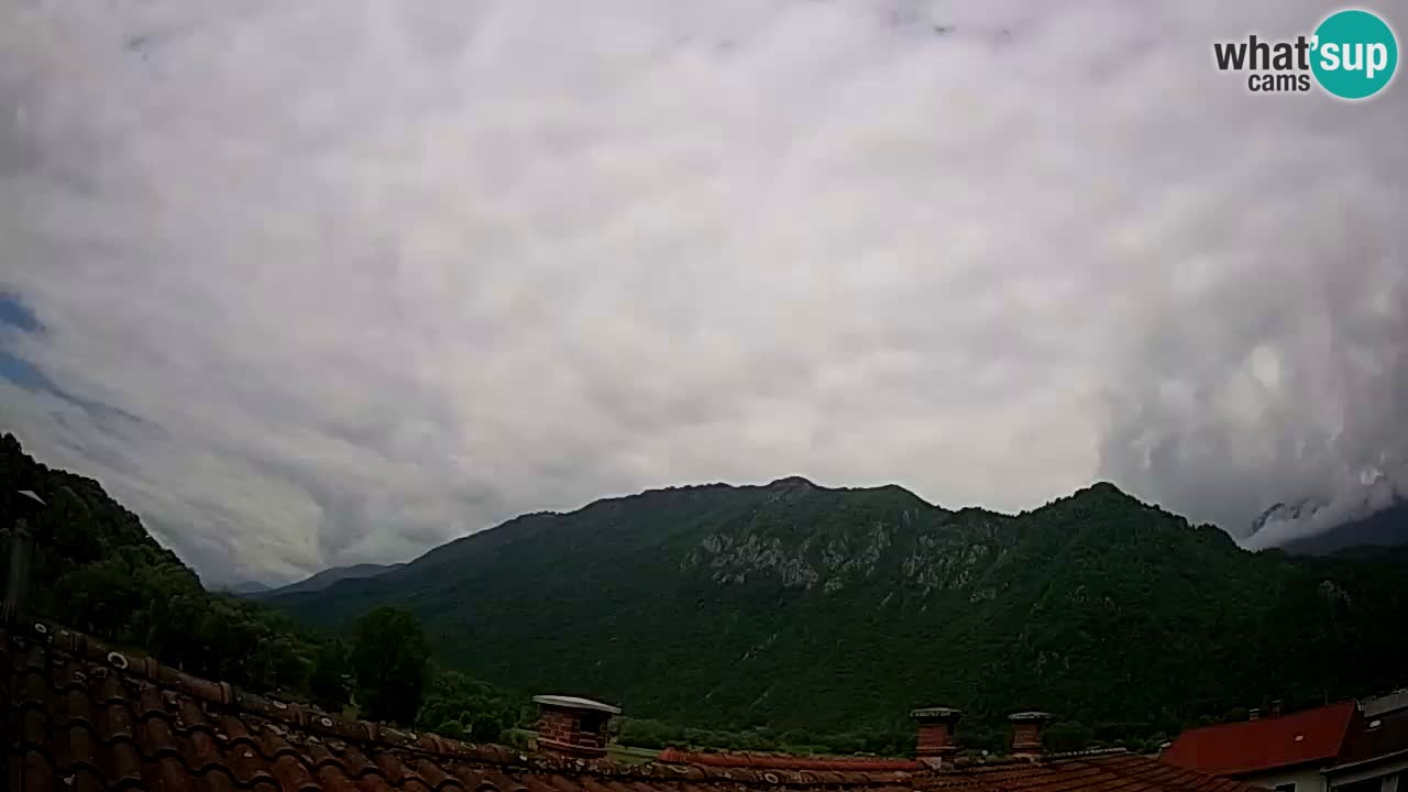 Kobarid – pogled na Kobariški stol