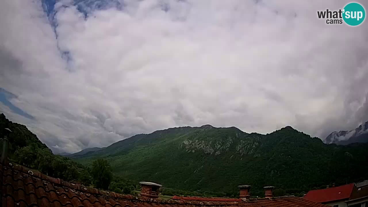 Kobarid – view to Kobariški stol