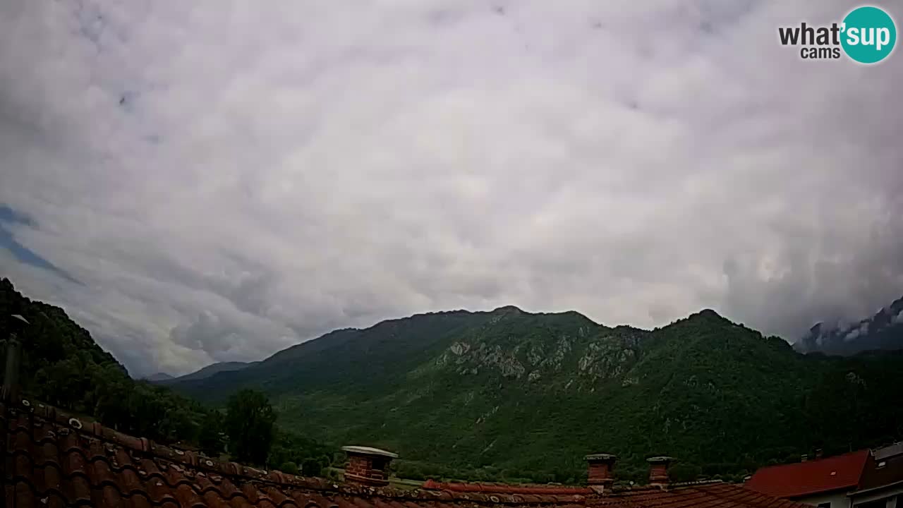 Kobarid – view to Kobariški stol