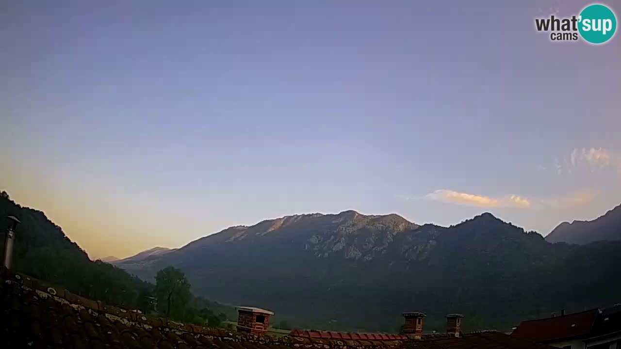Kobarid – view to Kobariški stol