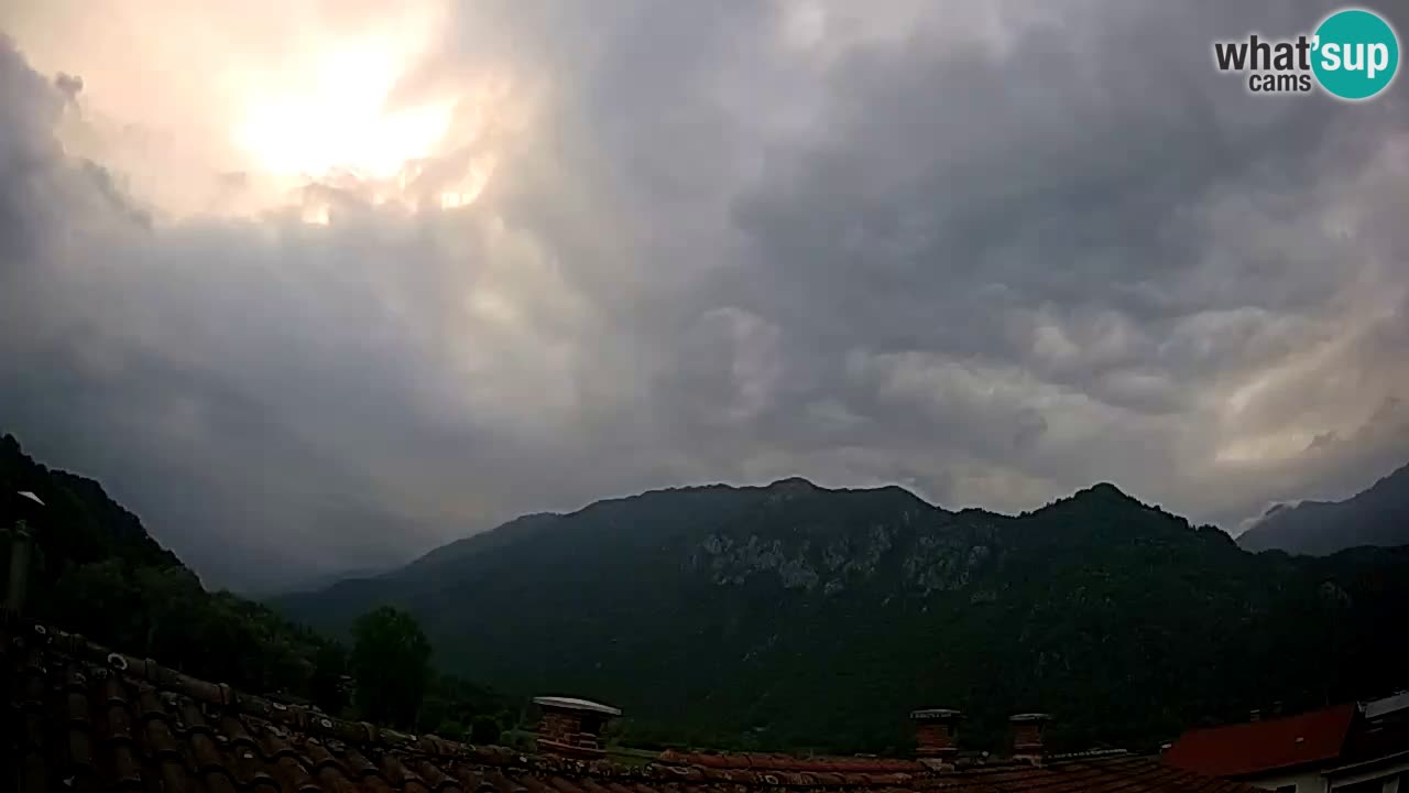 Kobarid – view to Kobariški stol
