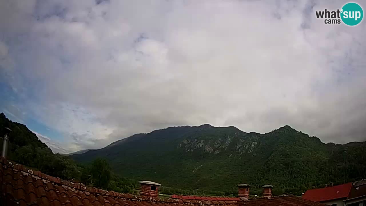 Kobarid – pogled na Kobariški stol