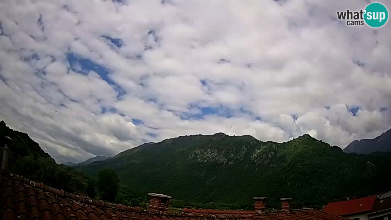 Kobarid – pogled na Kobariški stol